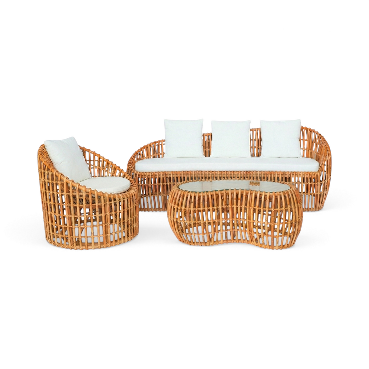 Sofa Set Rattan Cristopher