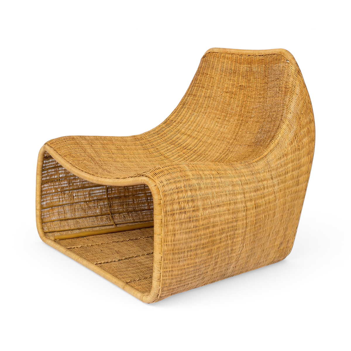 Lounge Chair Rattan Wavey
