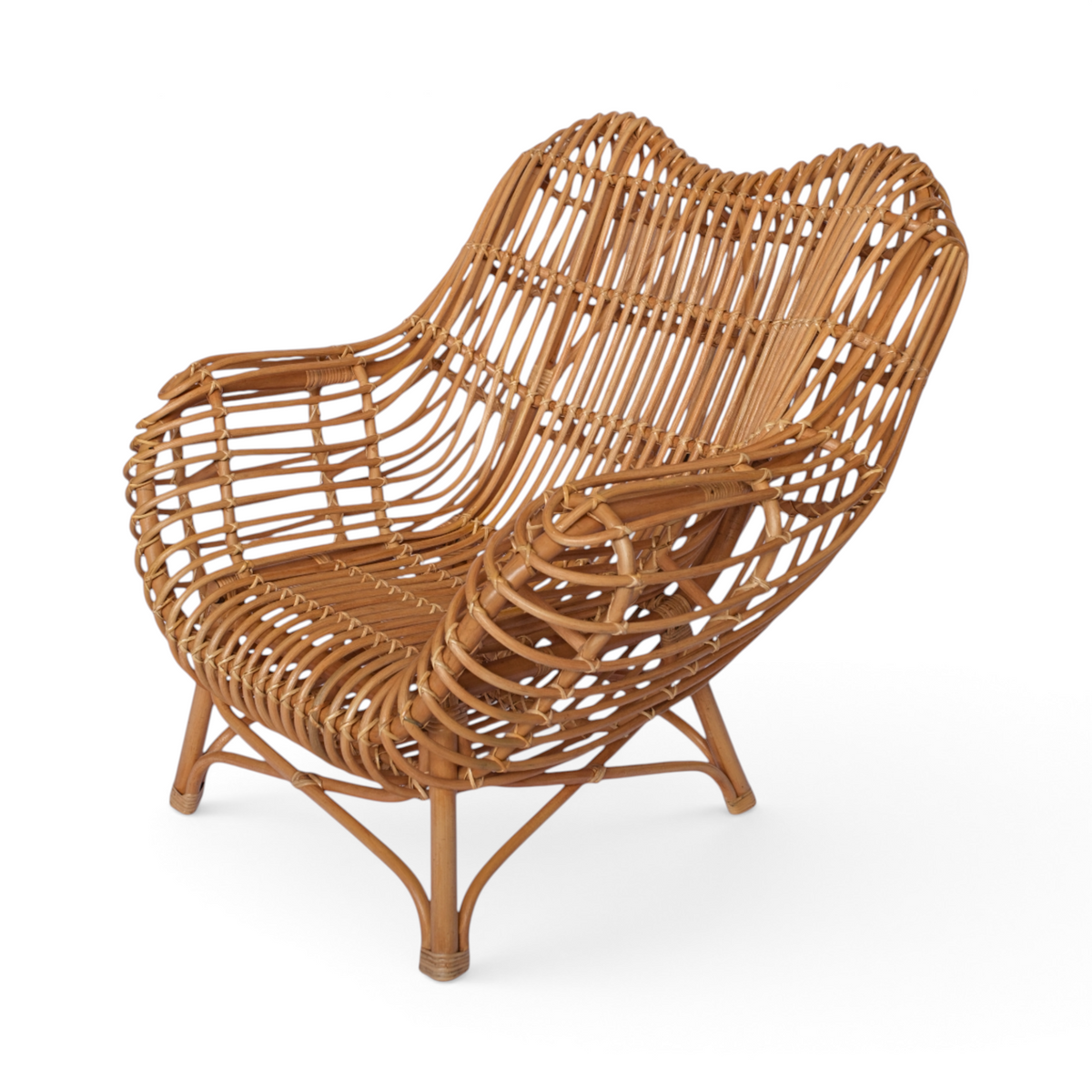 Lounge Chair Rattan Waffel