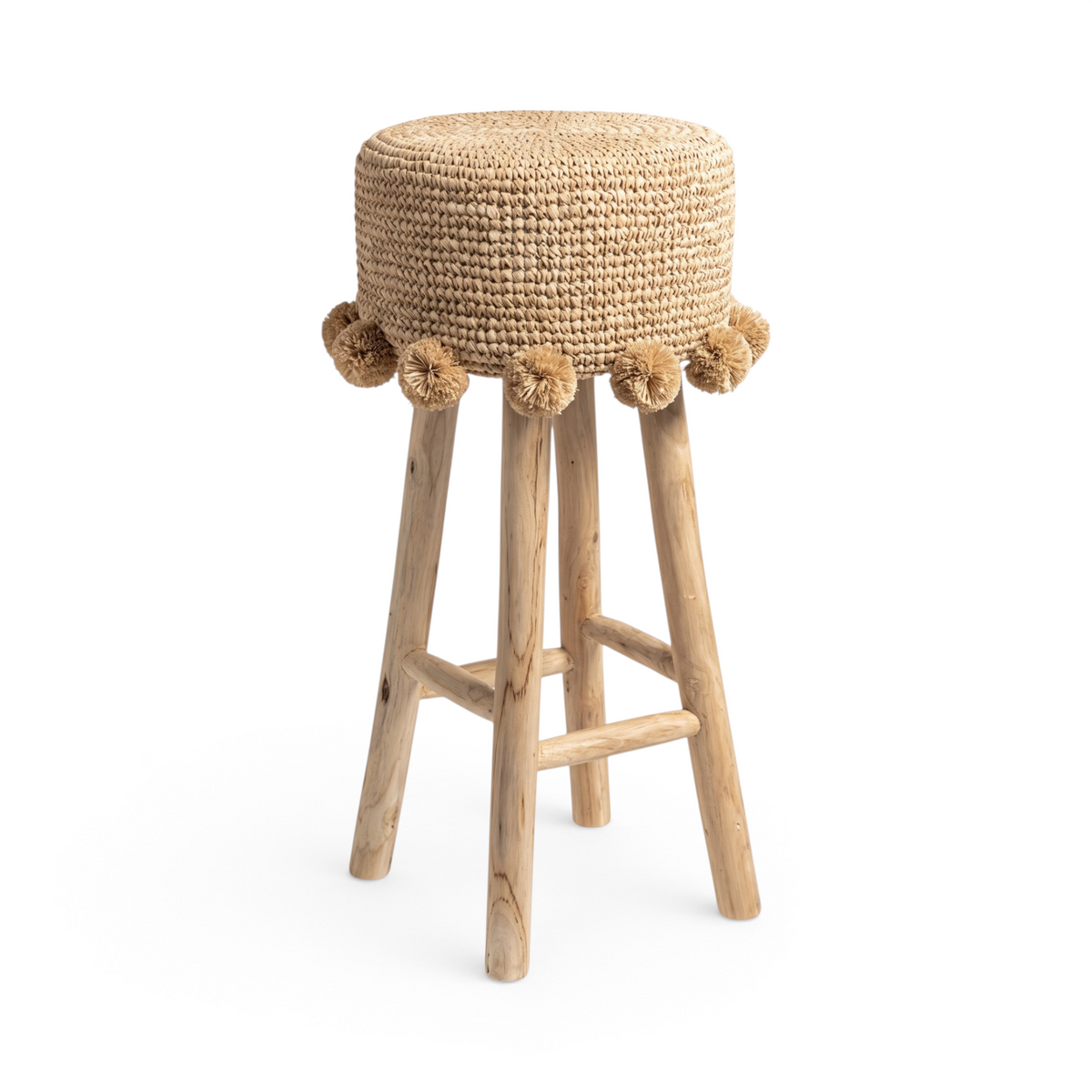 Stool Bar Gajih Pompom