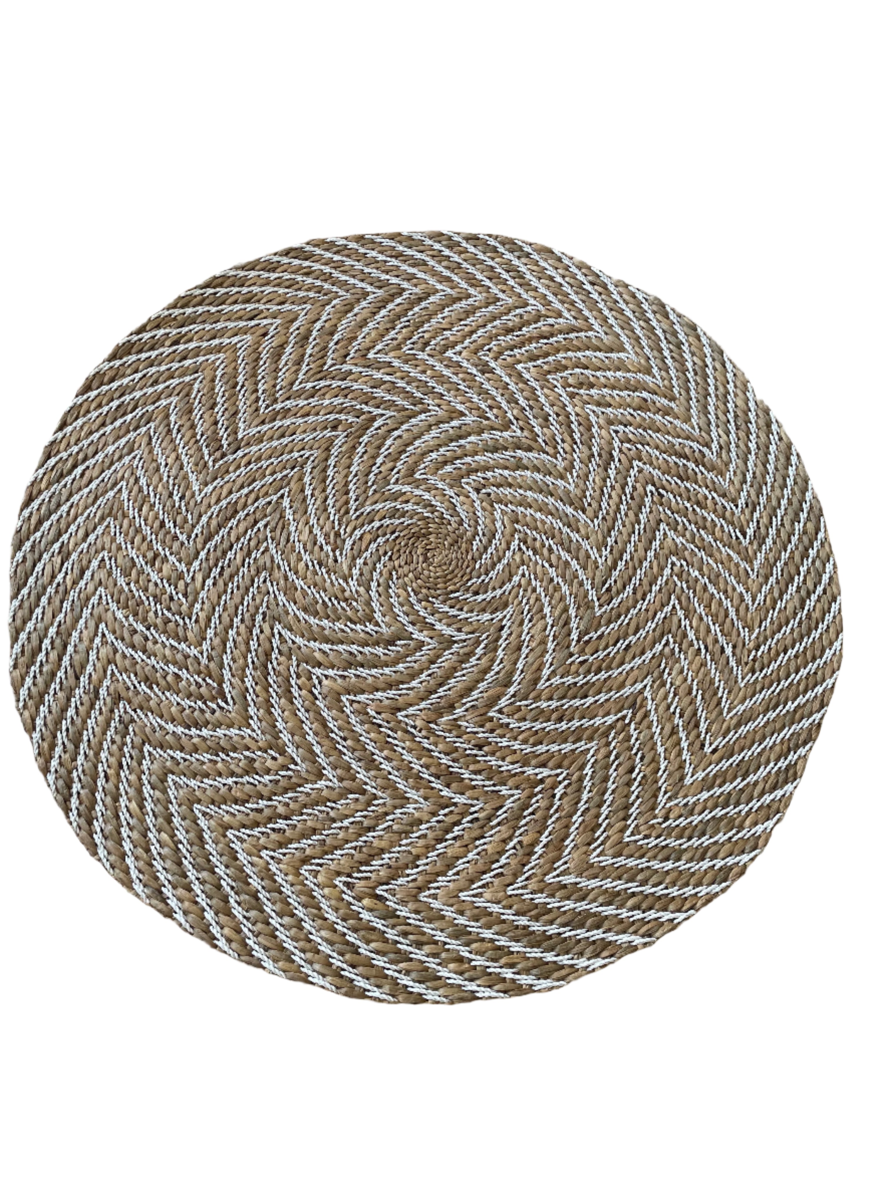 Carpet Eceng Zigzag Round