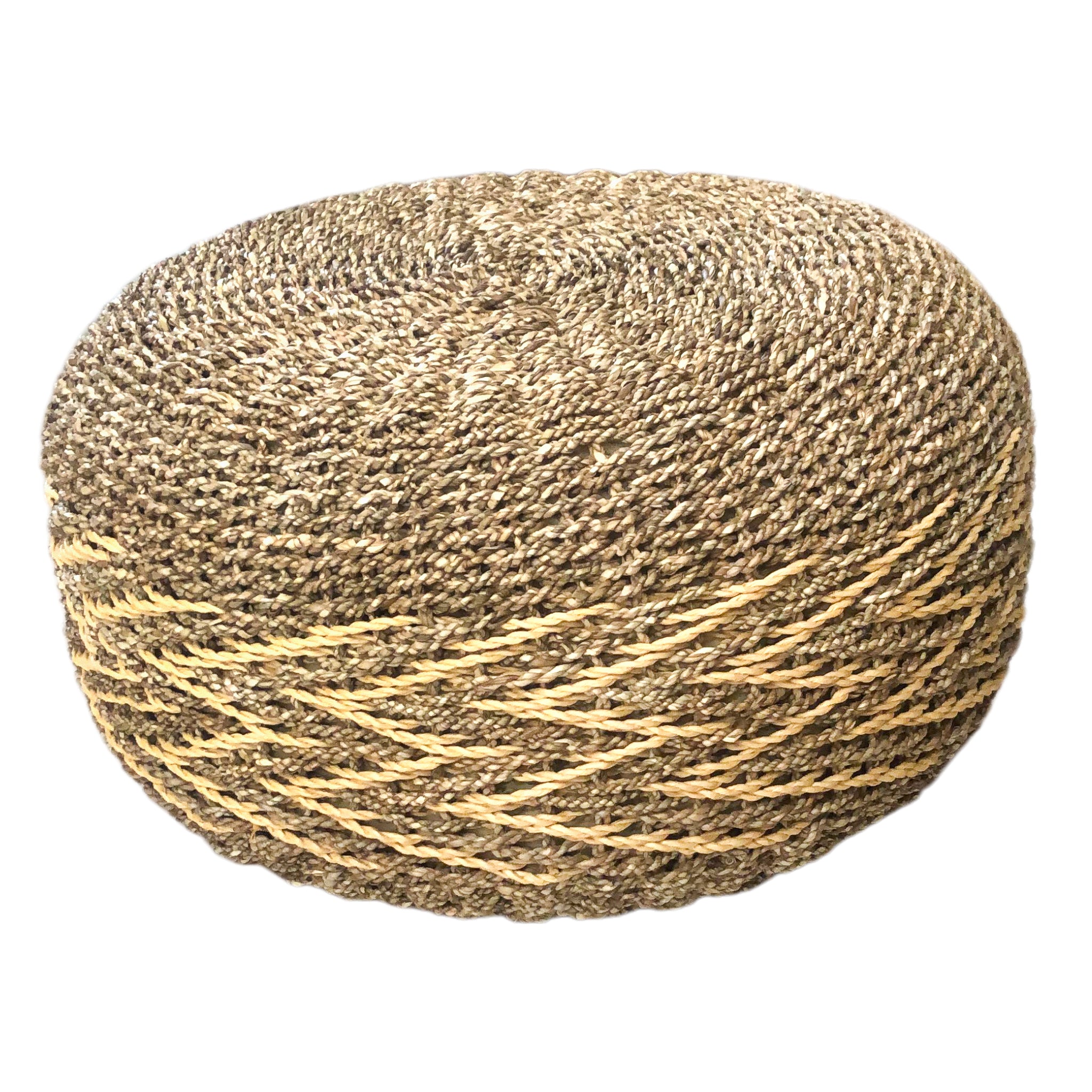 Pouf Palit Seagrass Synthetic Gemini