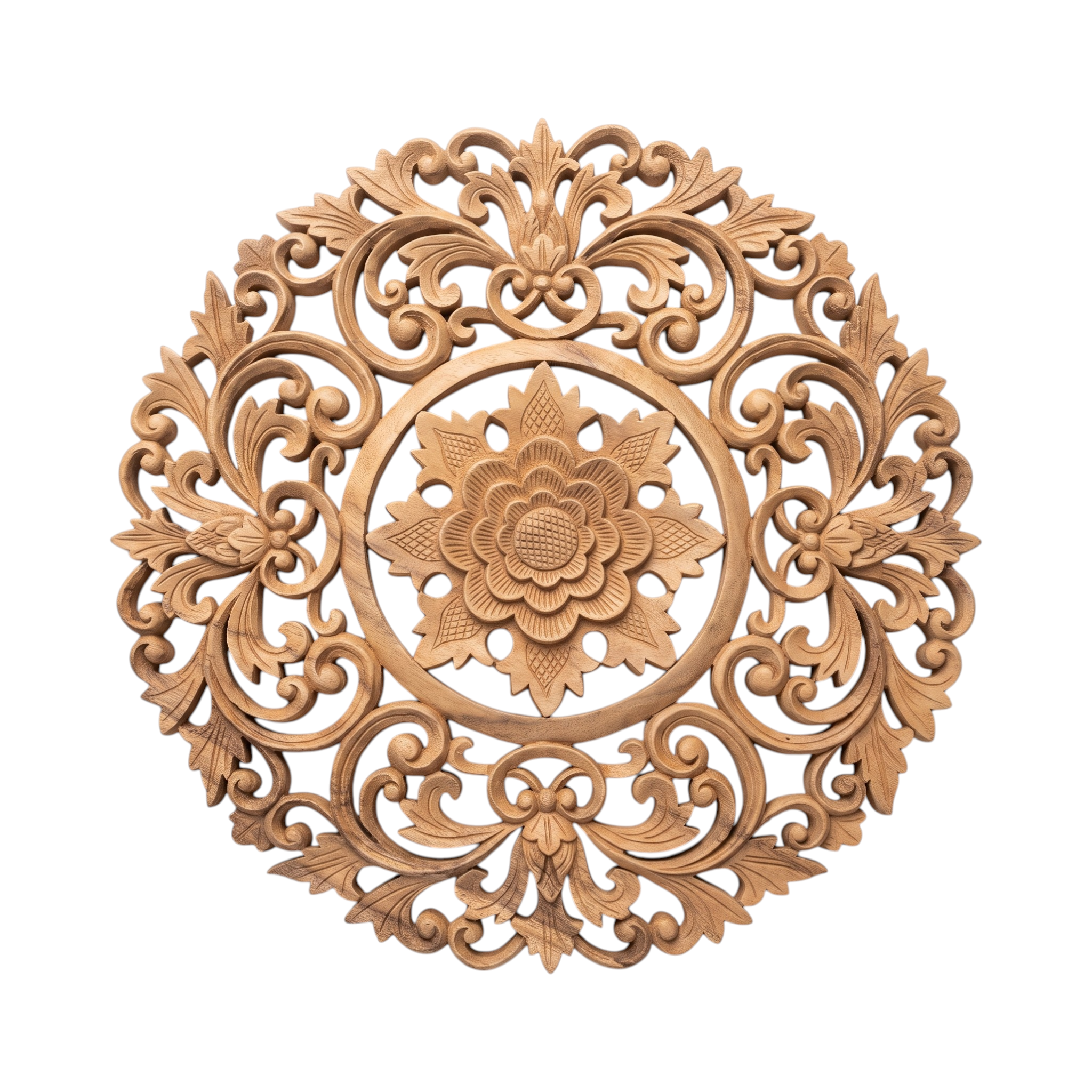 Wooden Wall Deco Mandala