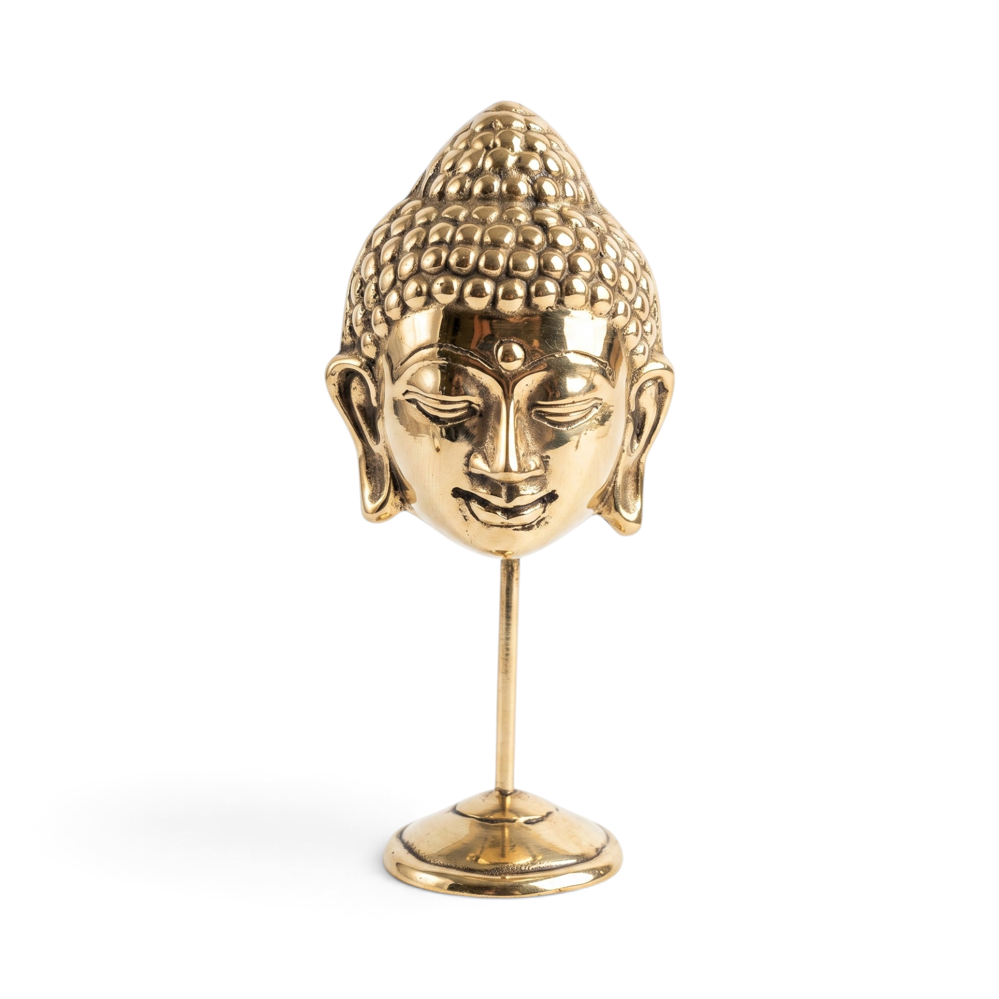 Brass Miniature Kepala Budha