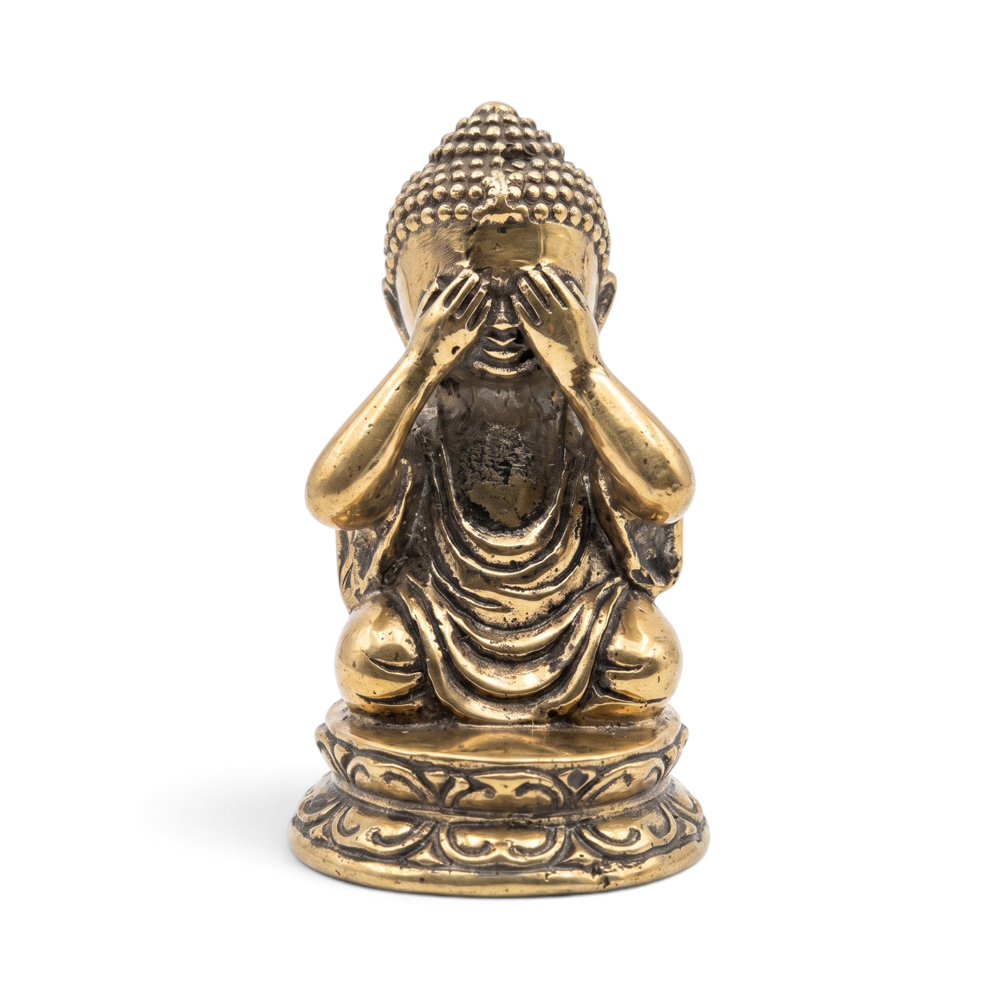 Brass Miniature Budha Style 1