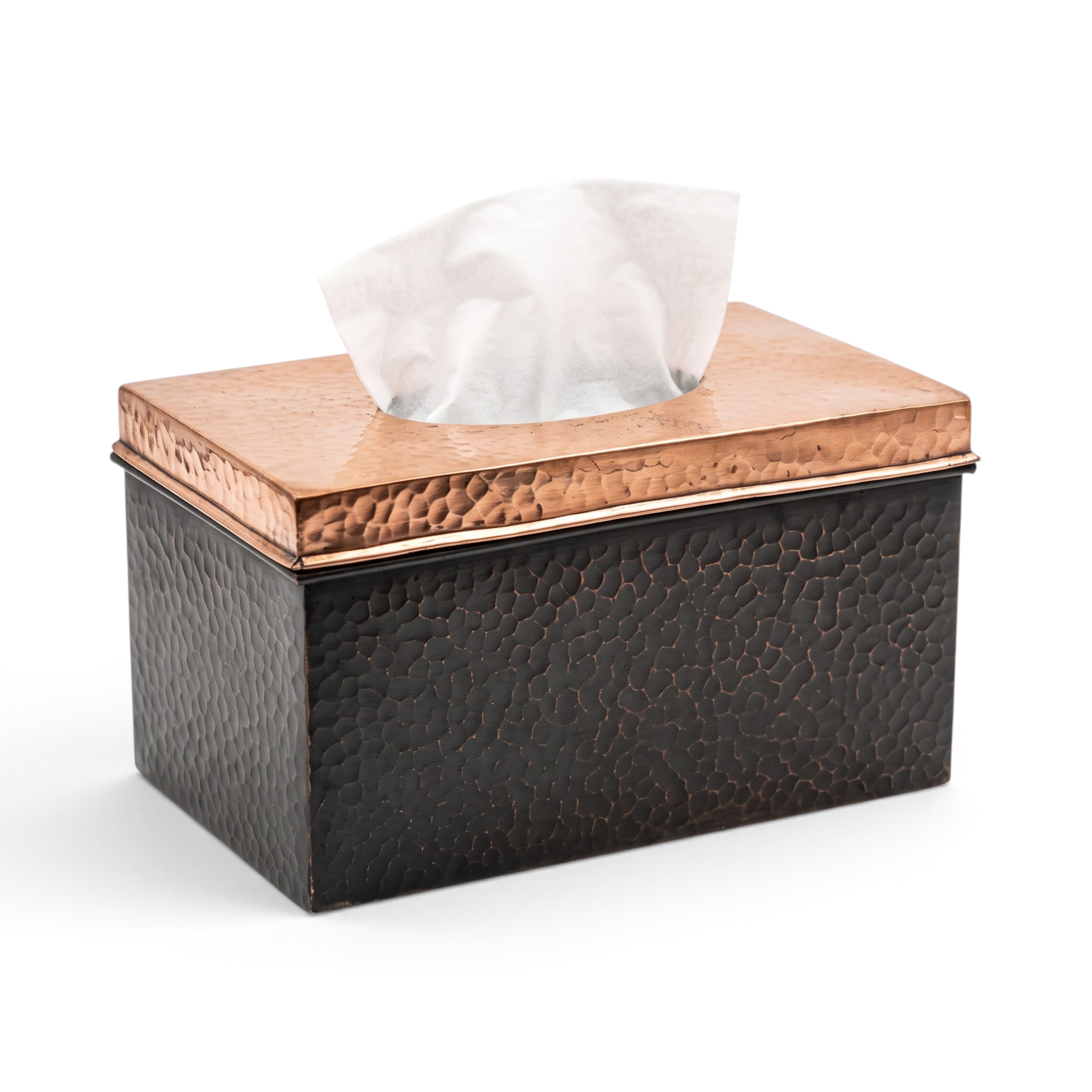 Copper Tissue Box Candra
