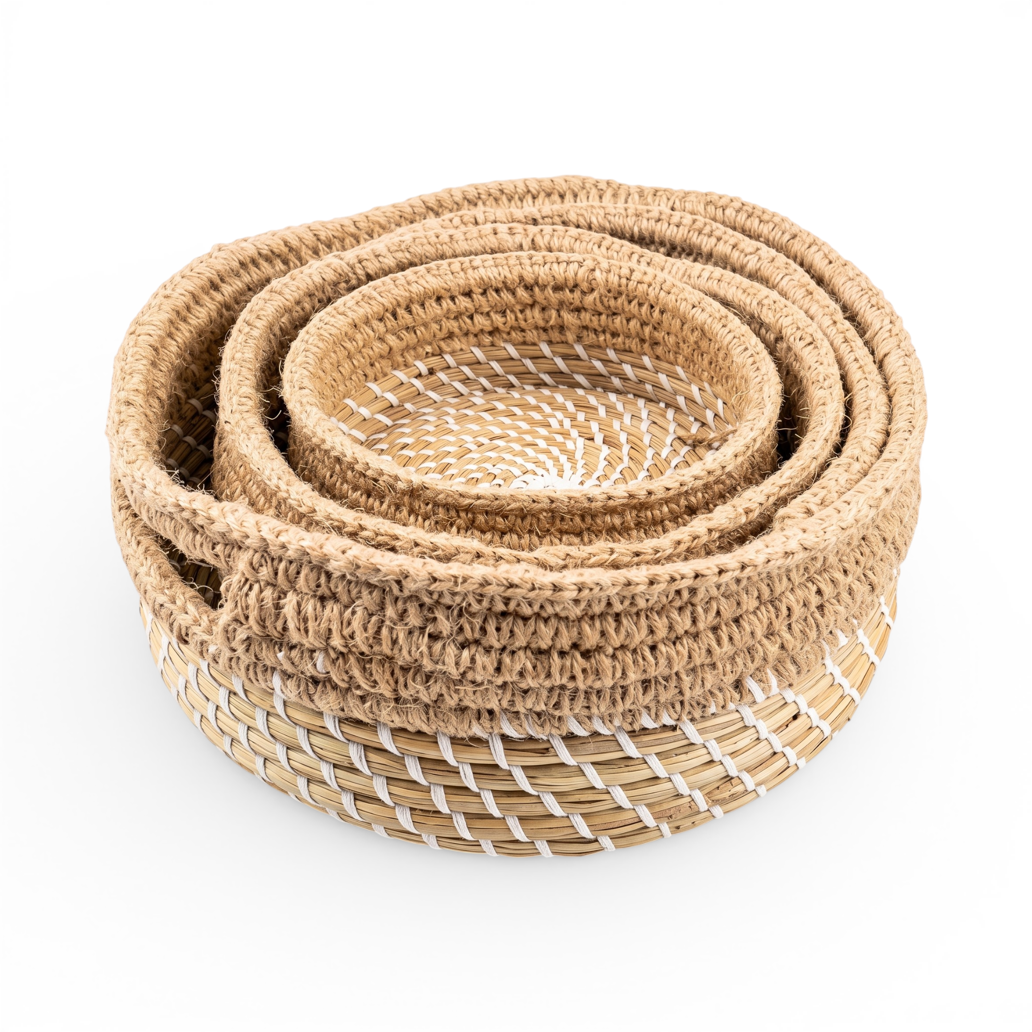 Tray Mendong Jute Round