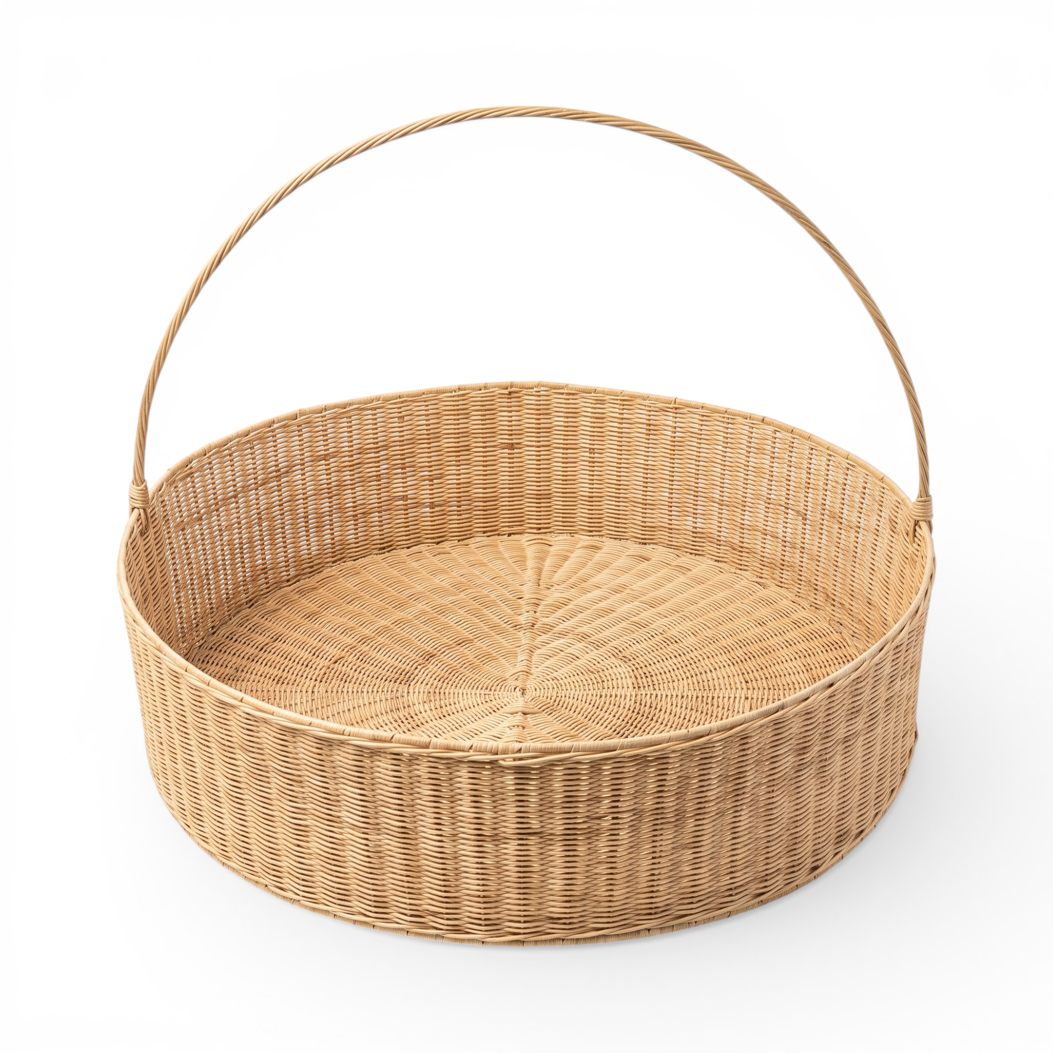 Keranjang Bulat Rattan