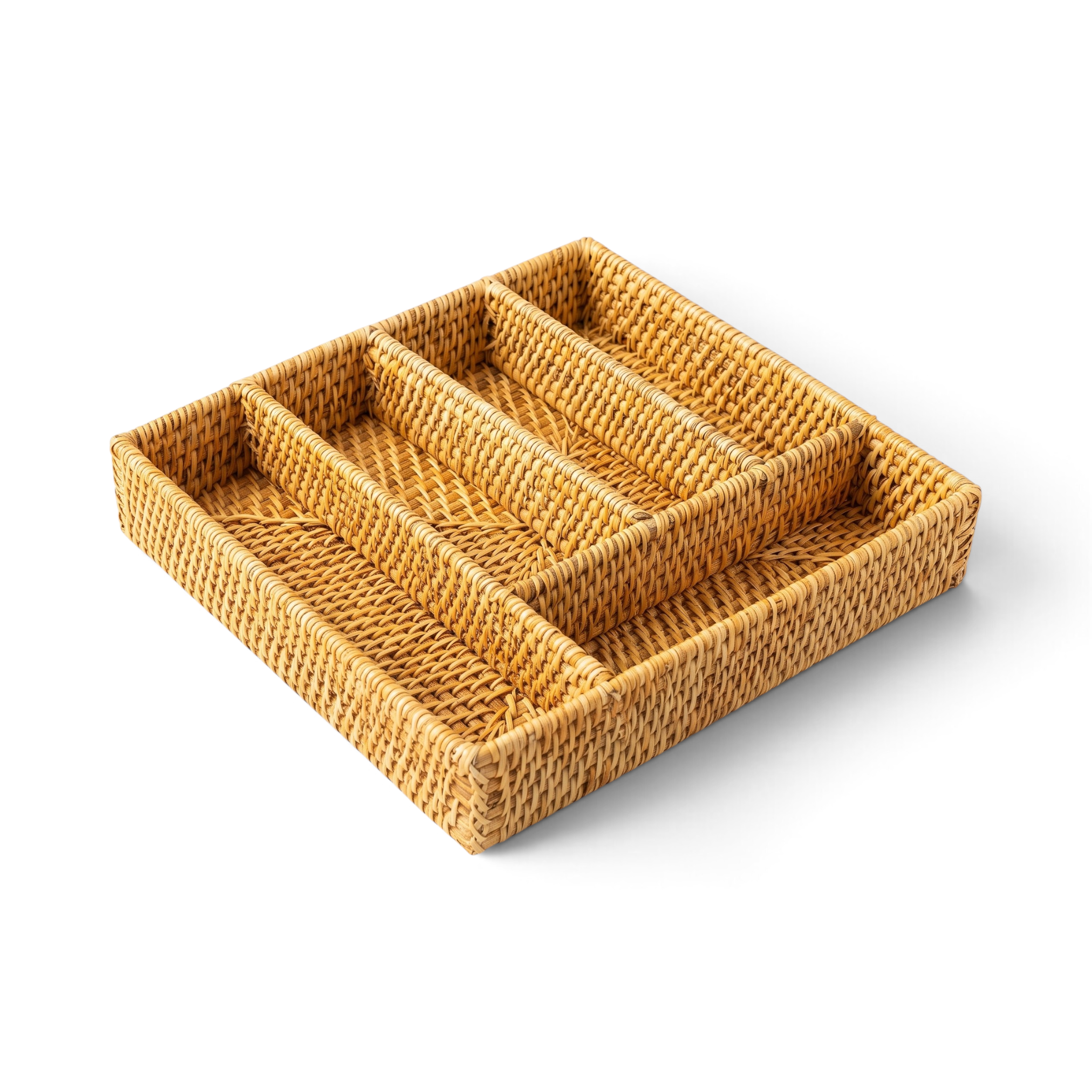 Tray Rattan Sekat