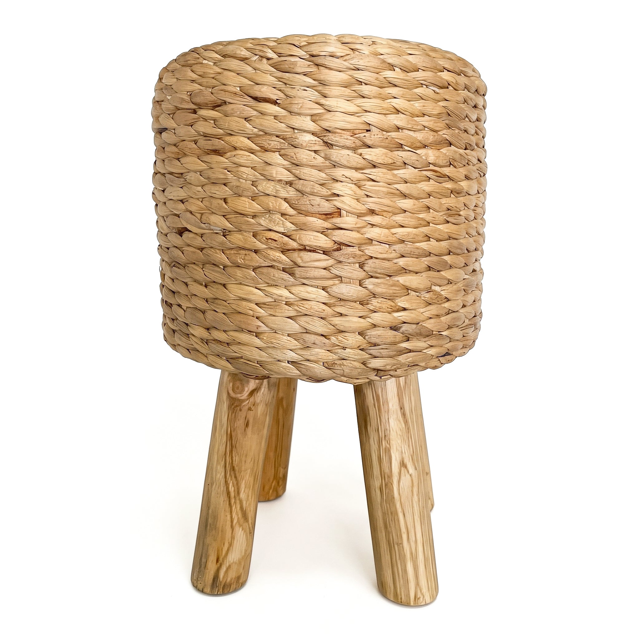 Stool Eceng Mini Kaki Lancip