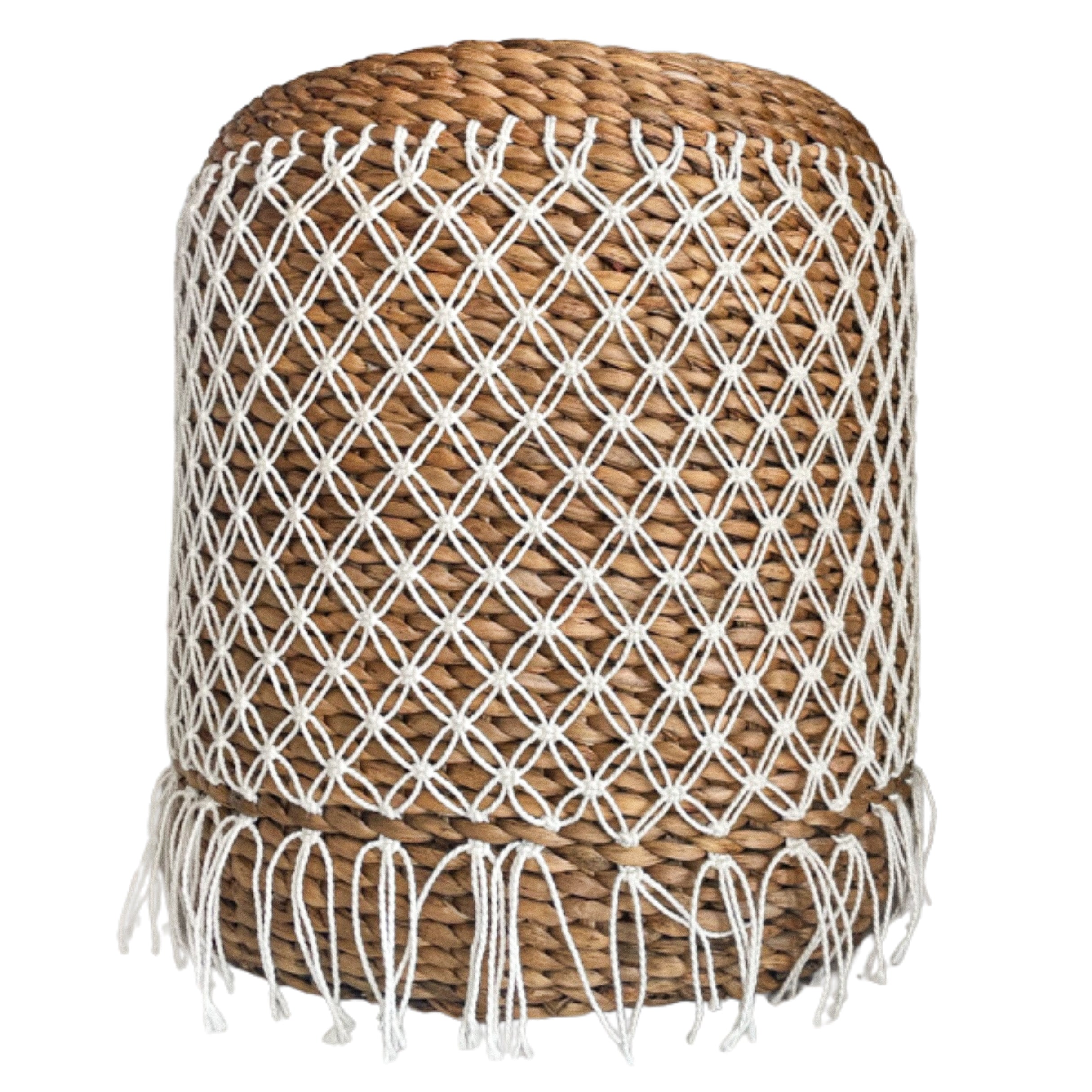 Pouf Tabung Eceng Kawung