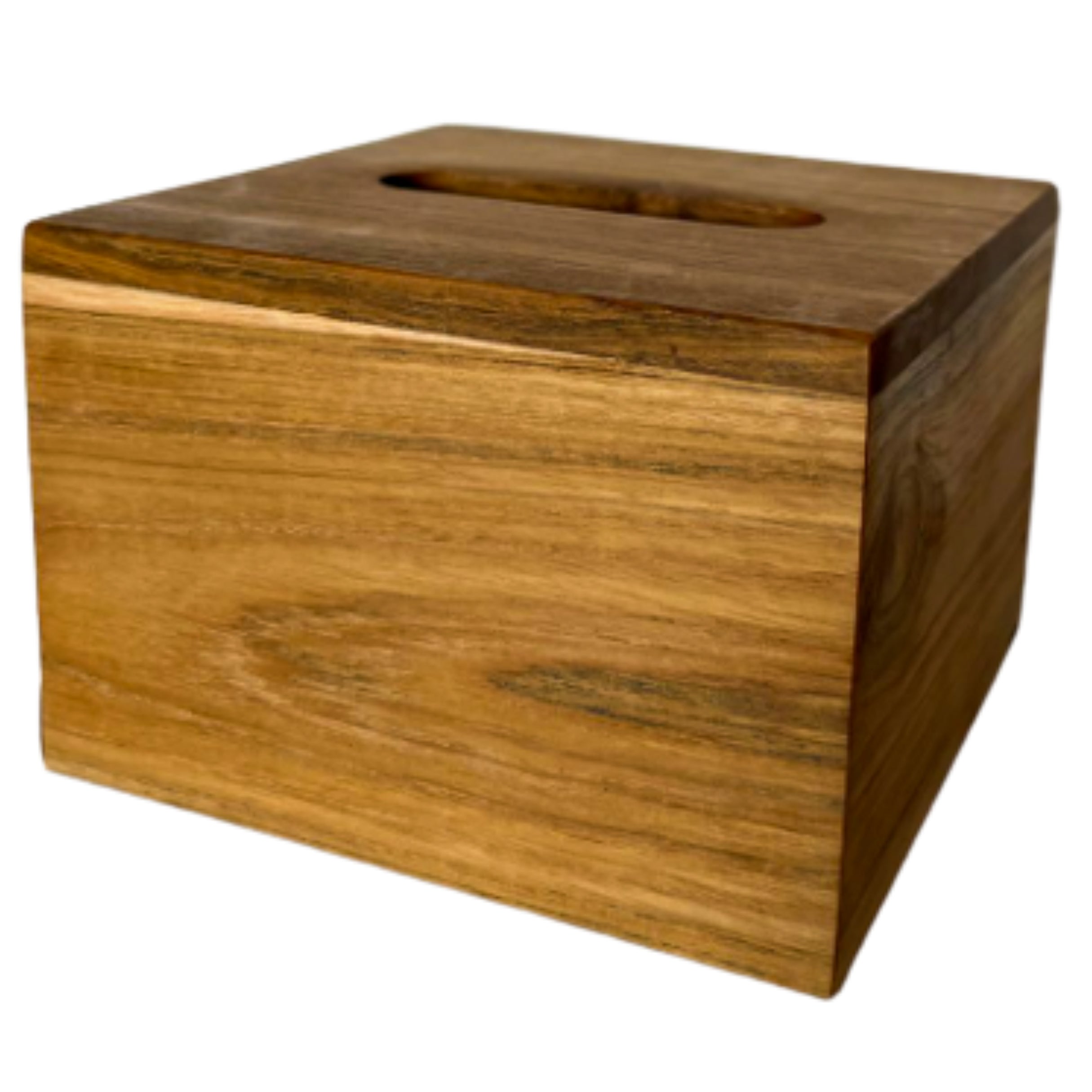 Tissue Box Wooden Square - Natural