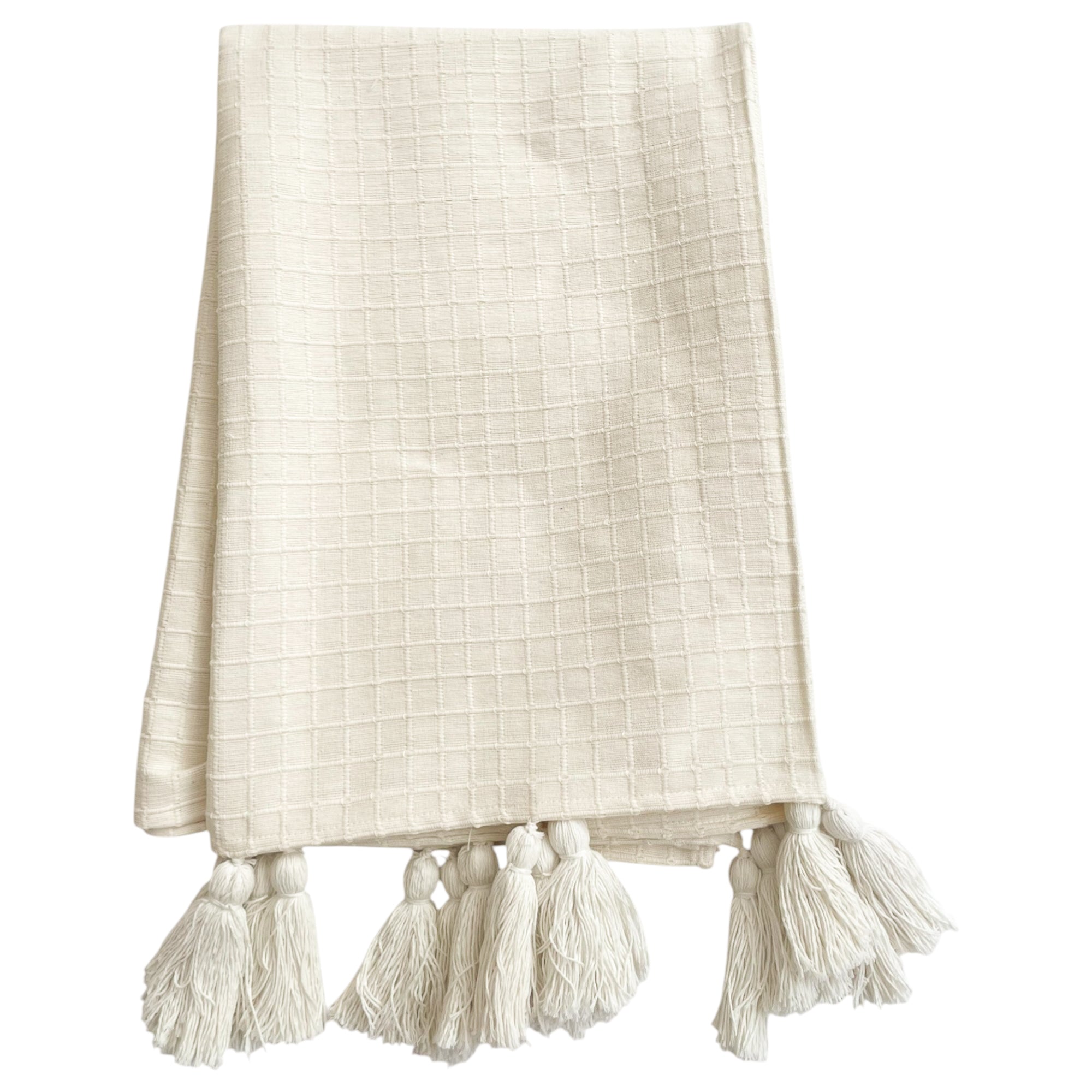 Blanket Kotak Tassel