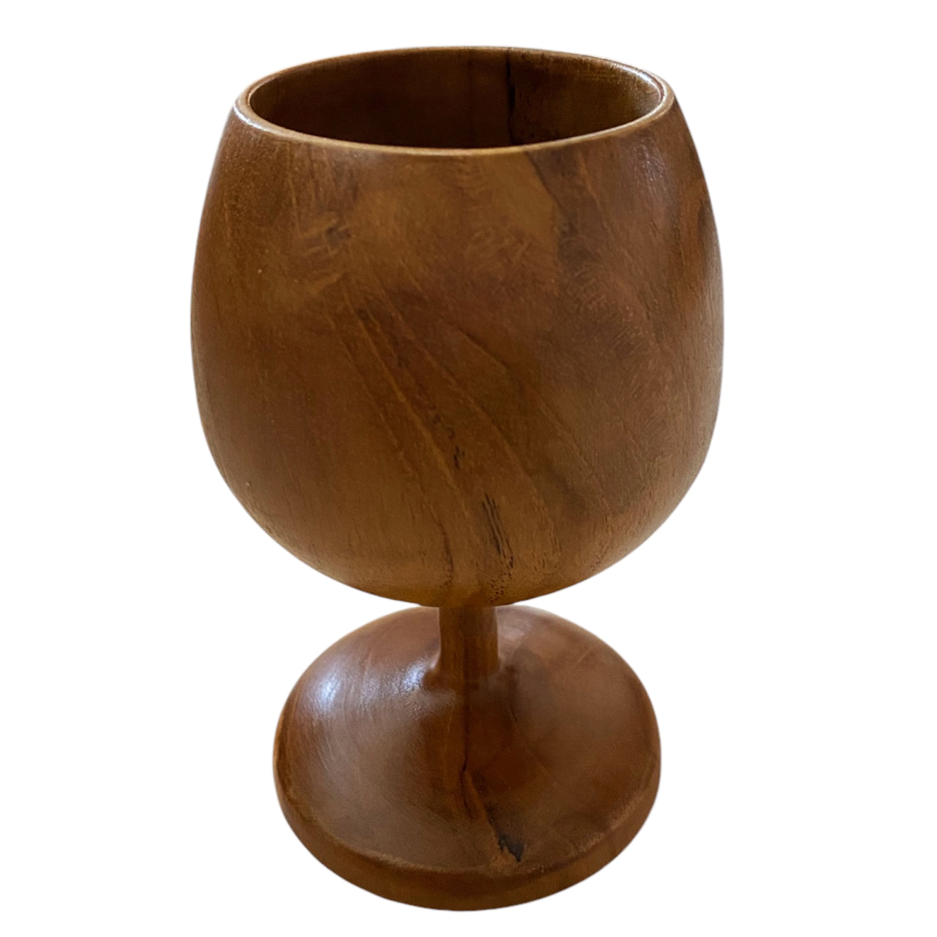 Coupe à vin en bois