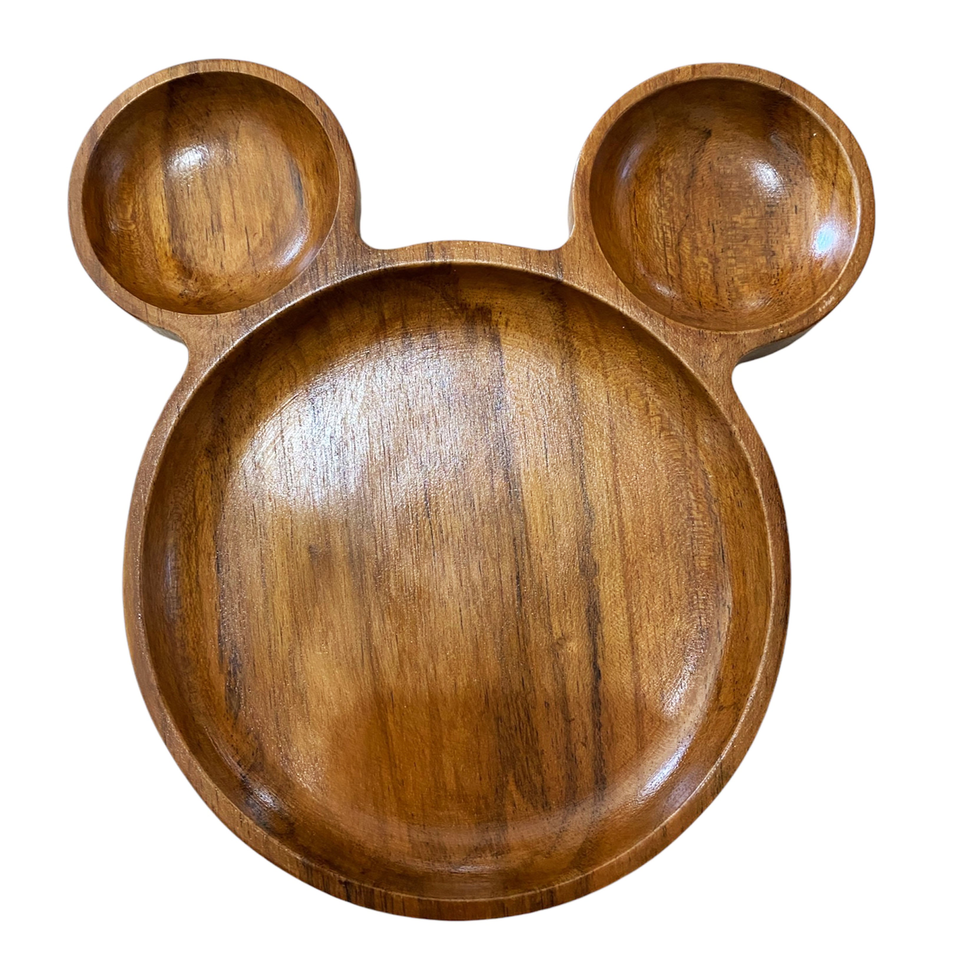 Souris en assiette de bois