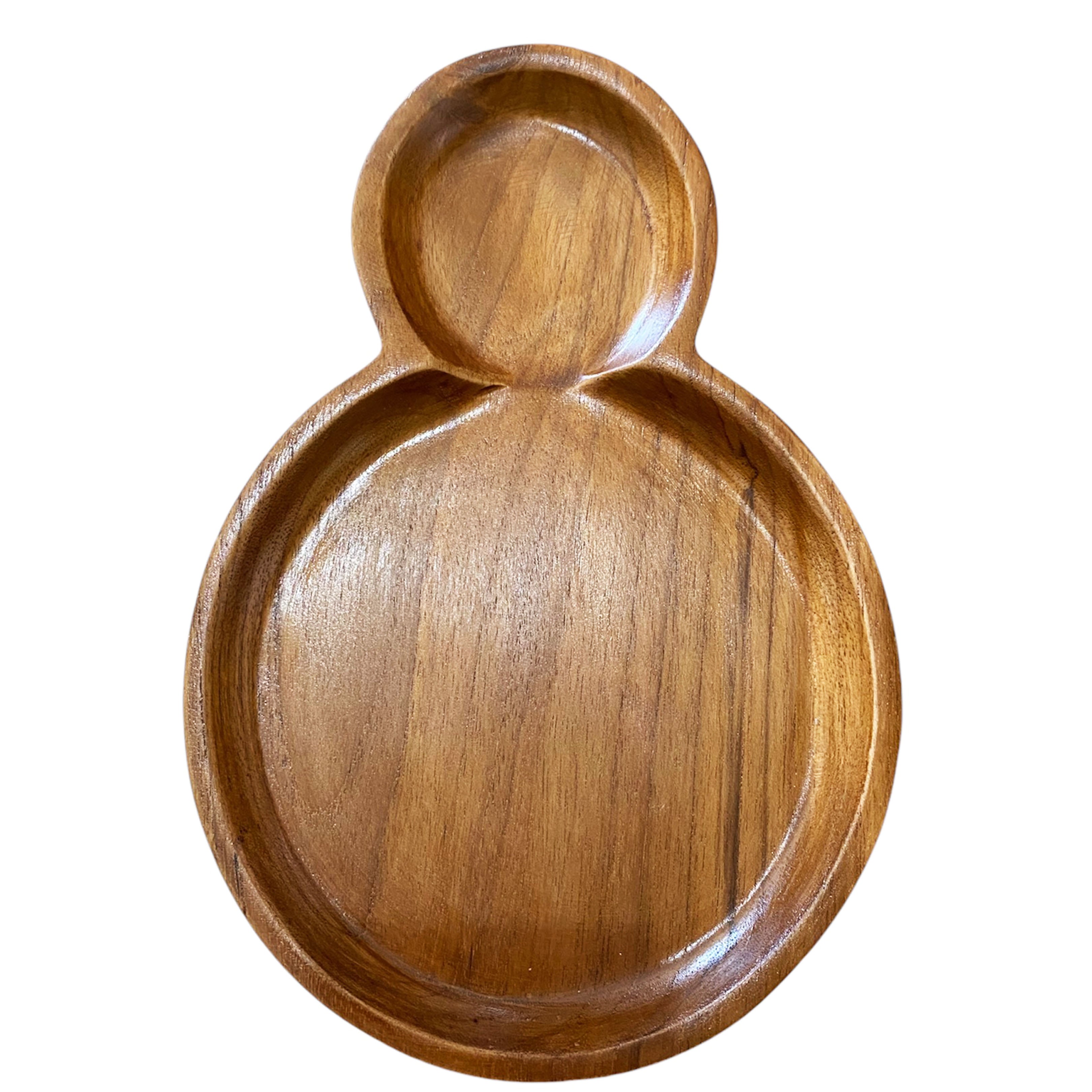 Assiette en bois 8 Kepala
