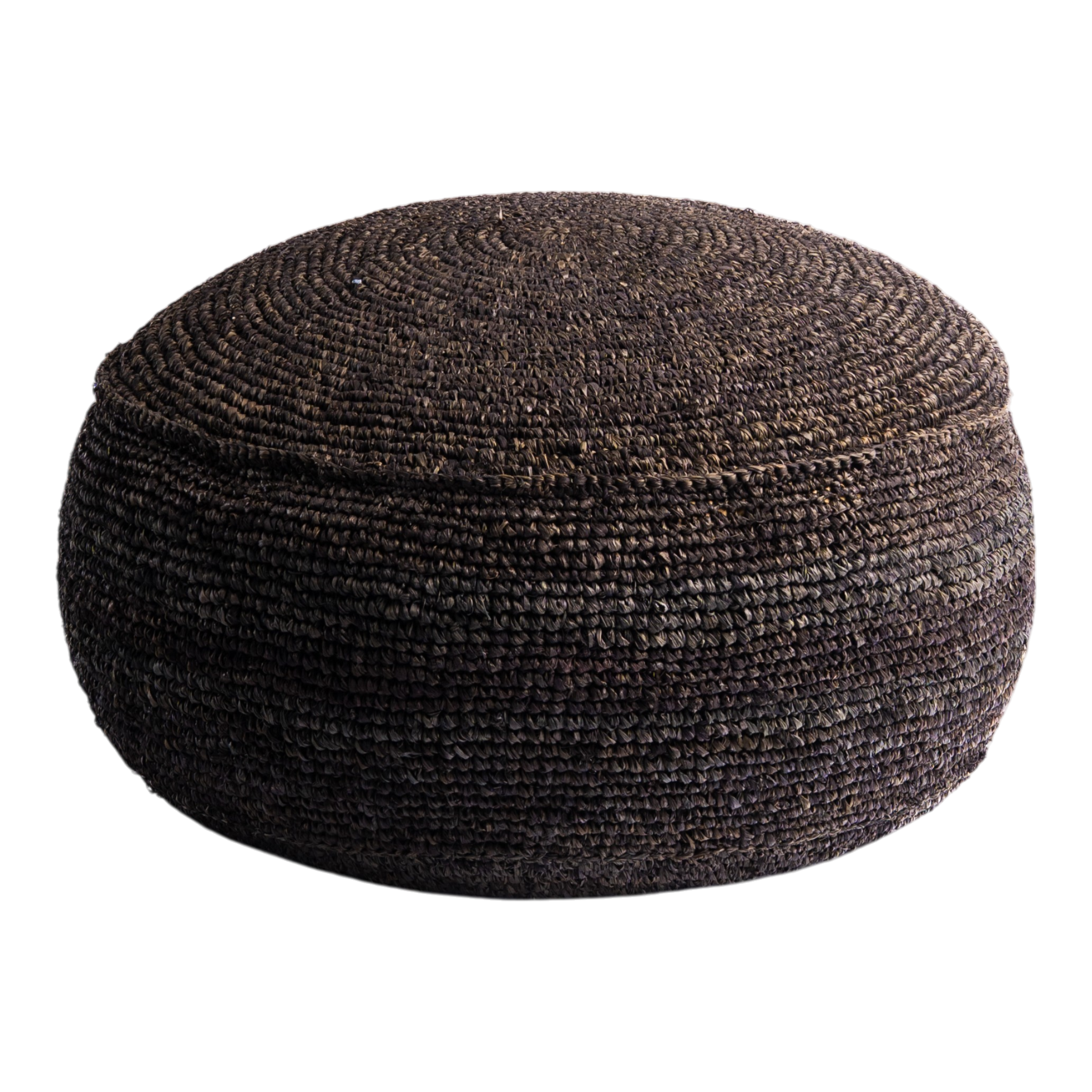 Pouf Raffia Round