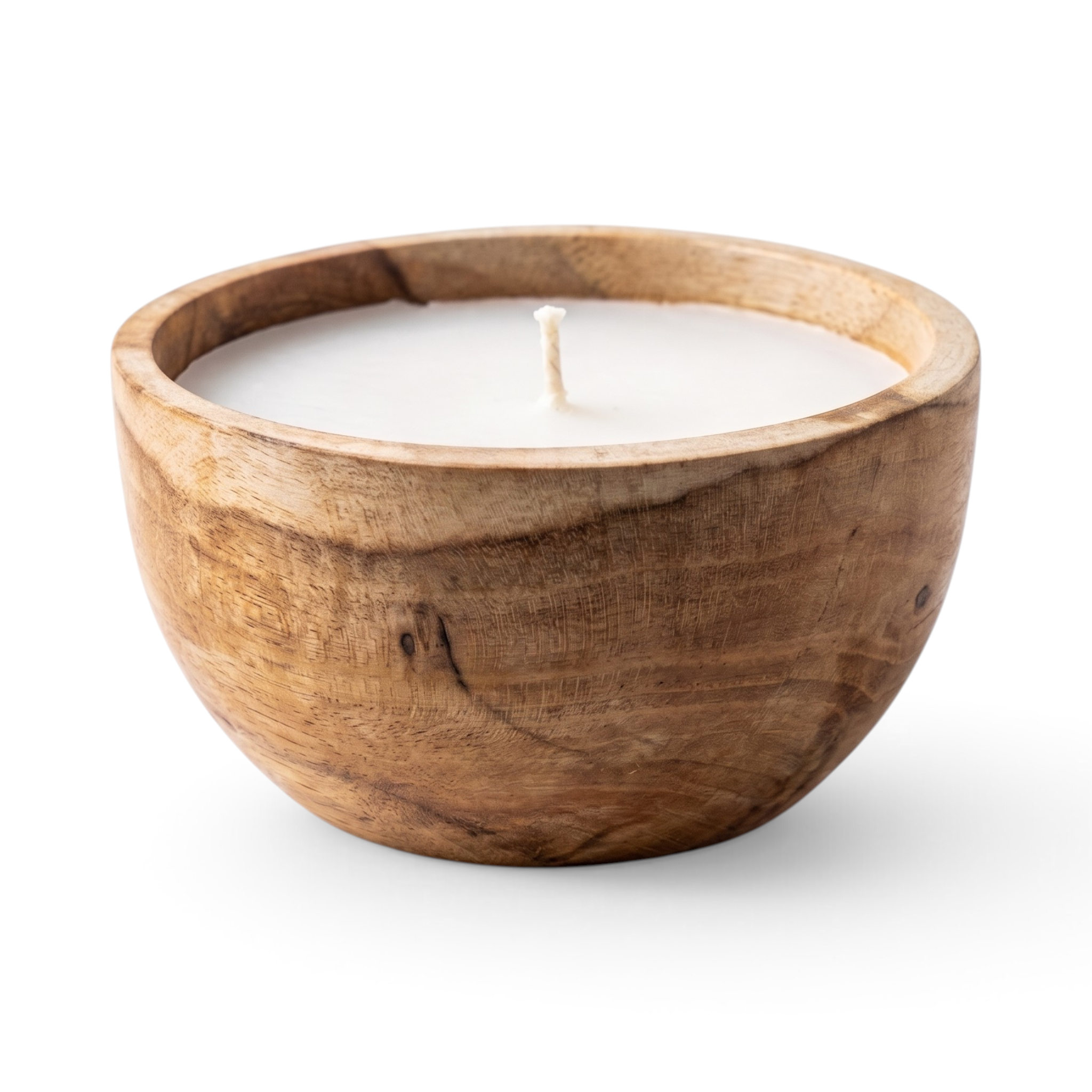 Wooden Round Candle
