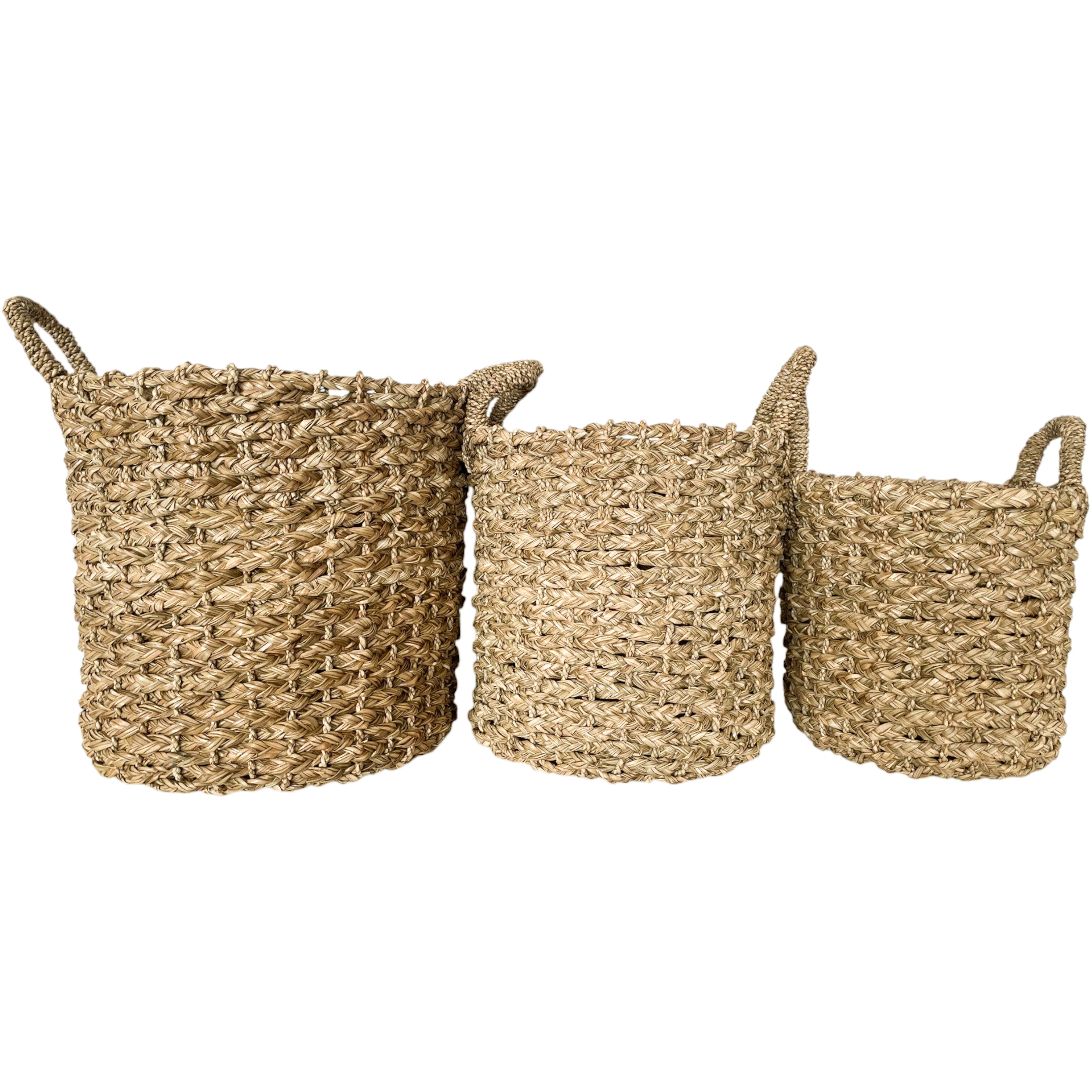 Basket Laundry Seagrass Kepang