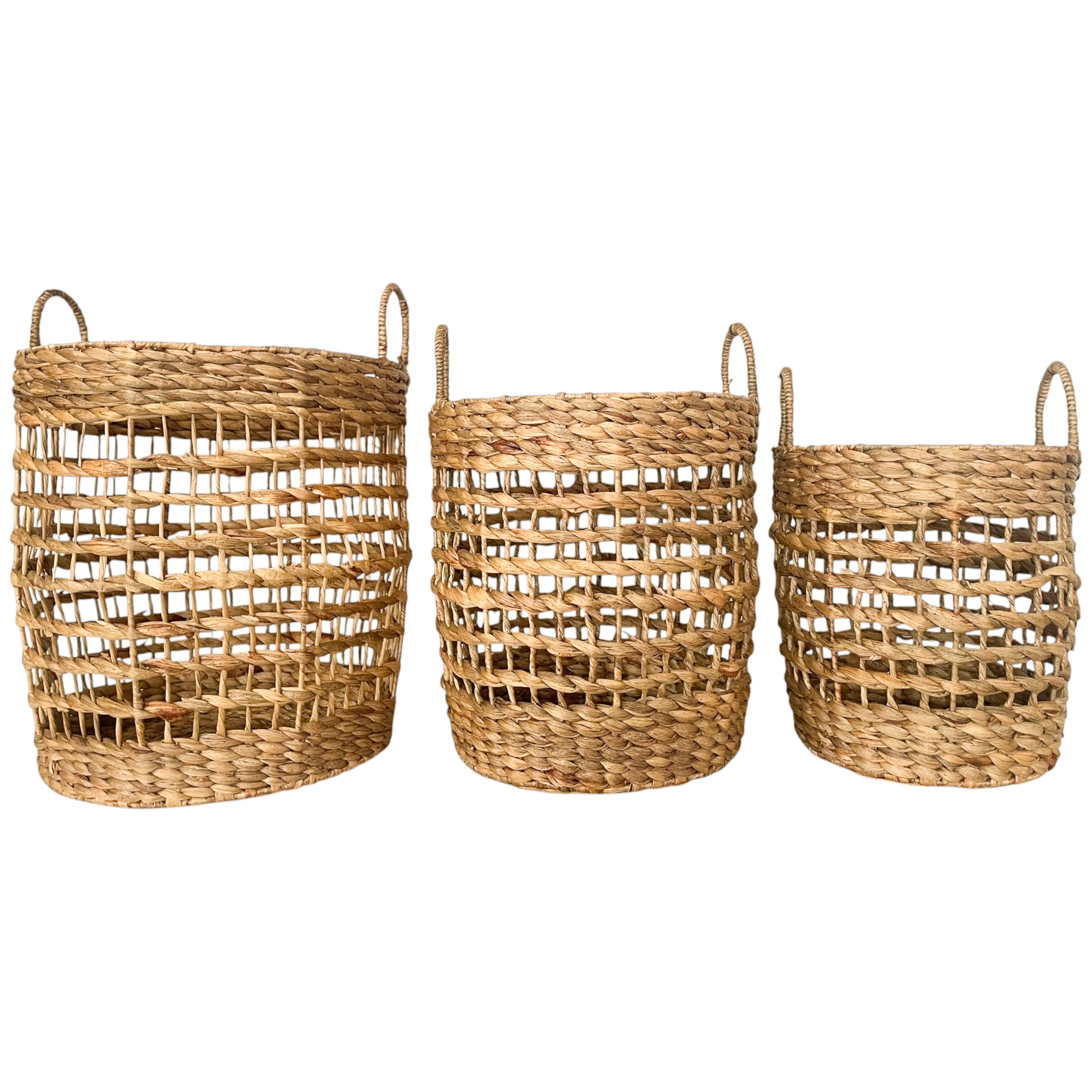 Basket Laundry Eceng Semi O