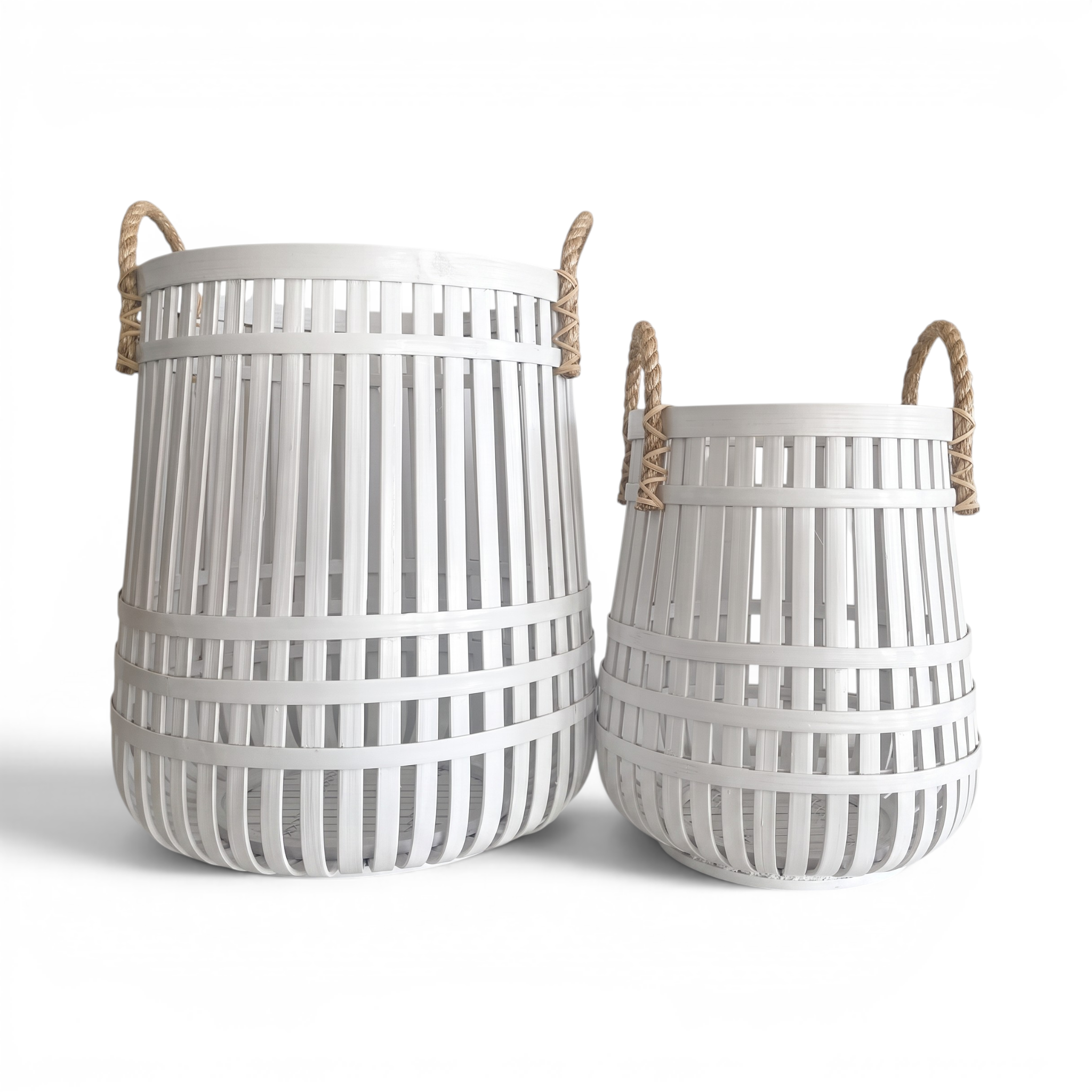 Basket Laundry Bamboo Sterling