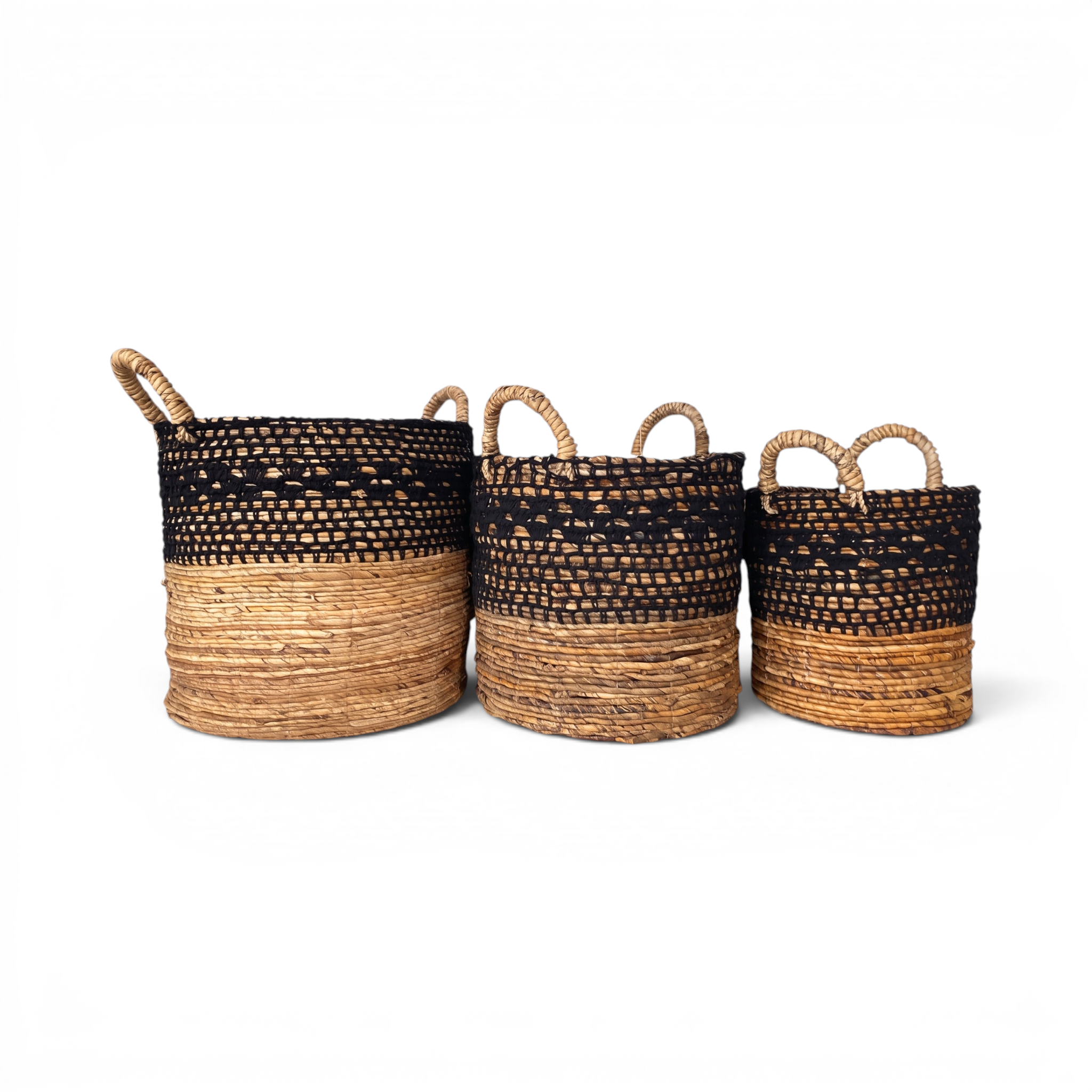 Basket Laundry Banana Makram Rajut