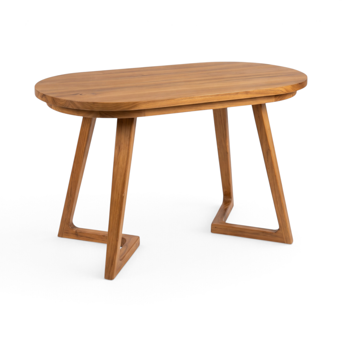 Coffee Table Malas Oval Kaki Tinggi