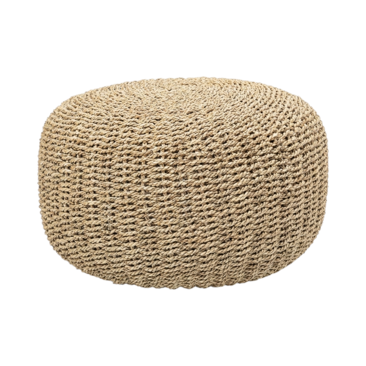 Pouf Palit Seagrass Tanpa Rangka