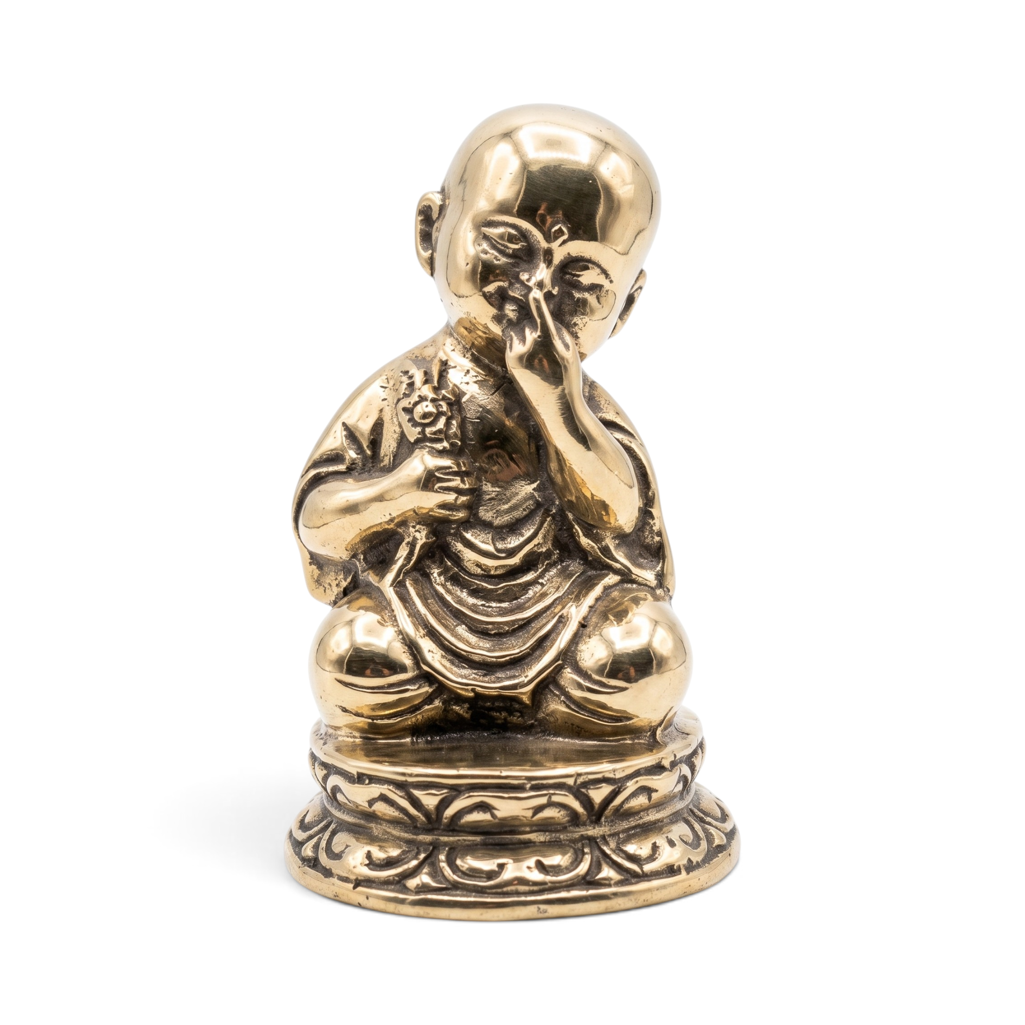 Brass Miniature Budha Duduk