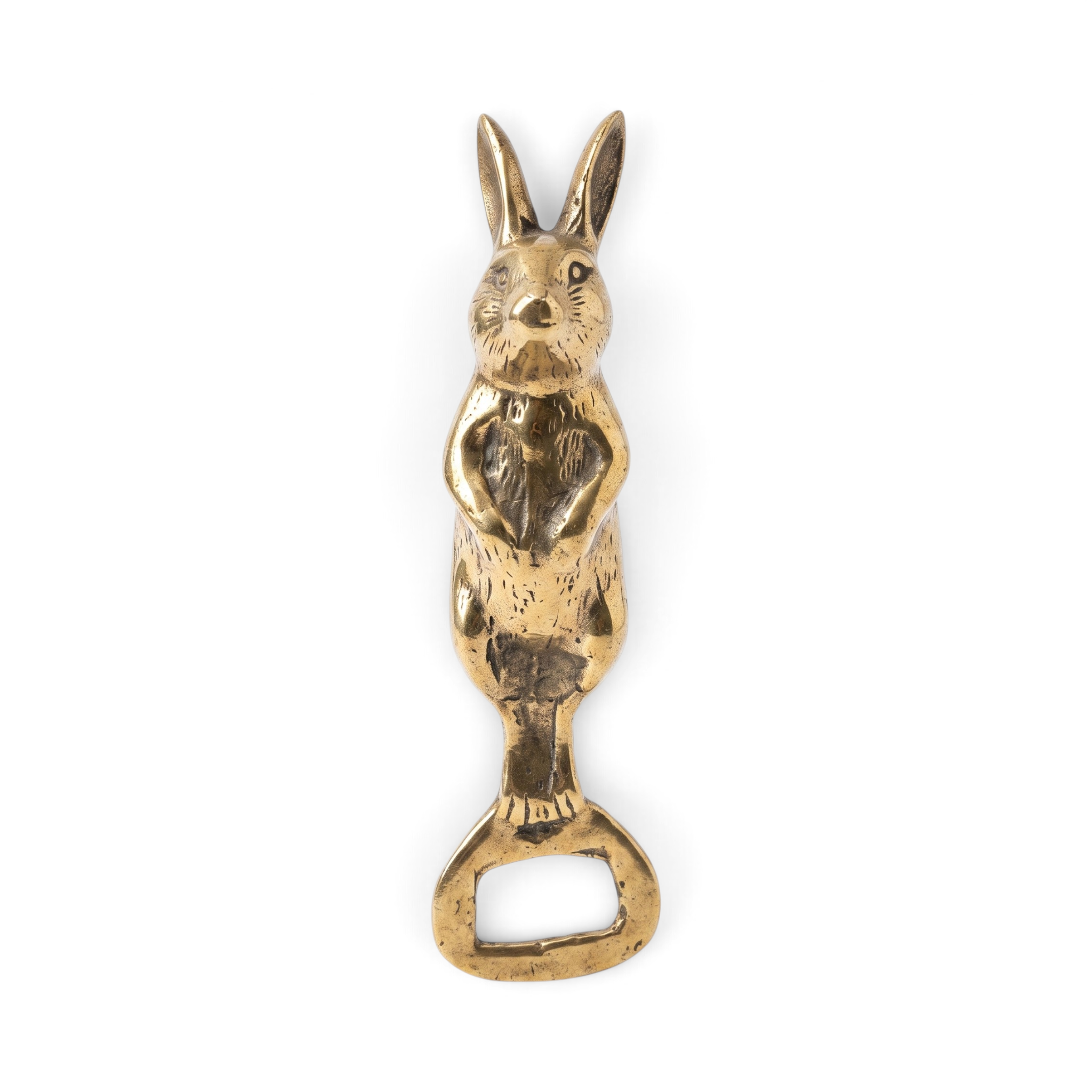 Brass Rabbit Bottle Opener