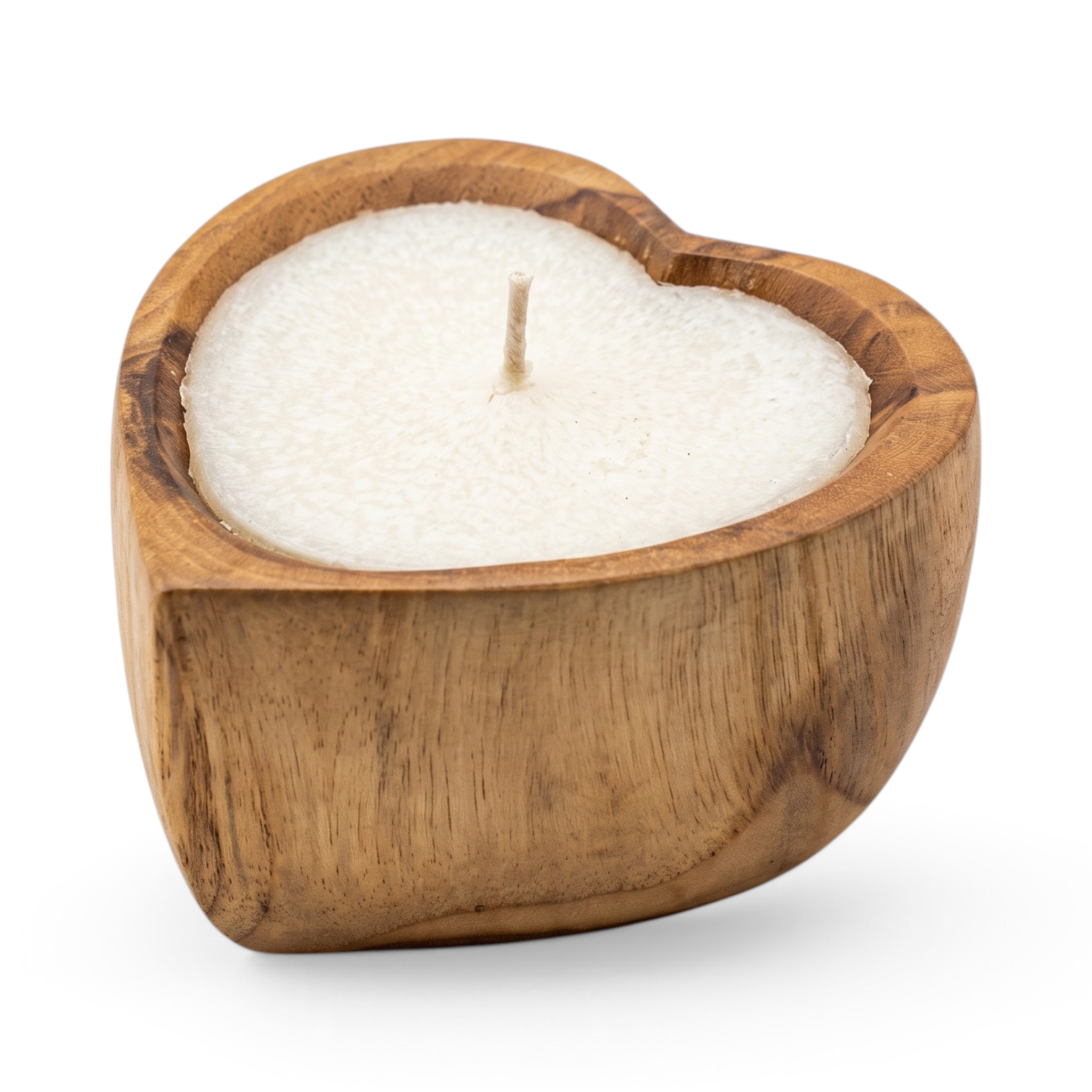 Wooden Love Candle