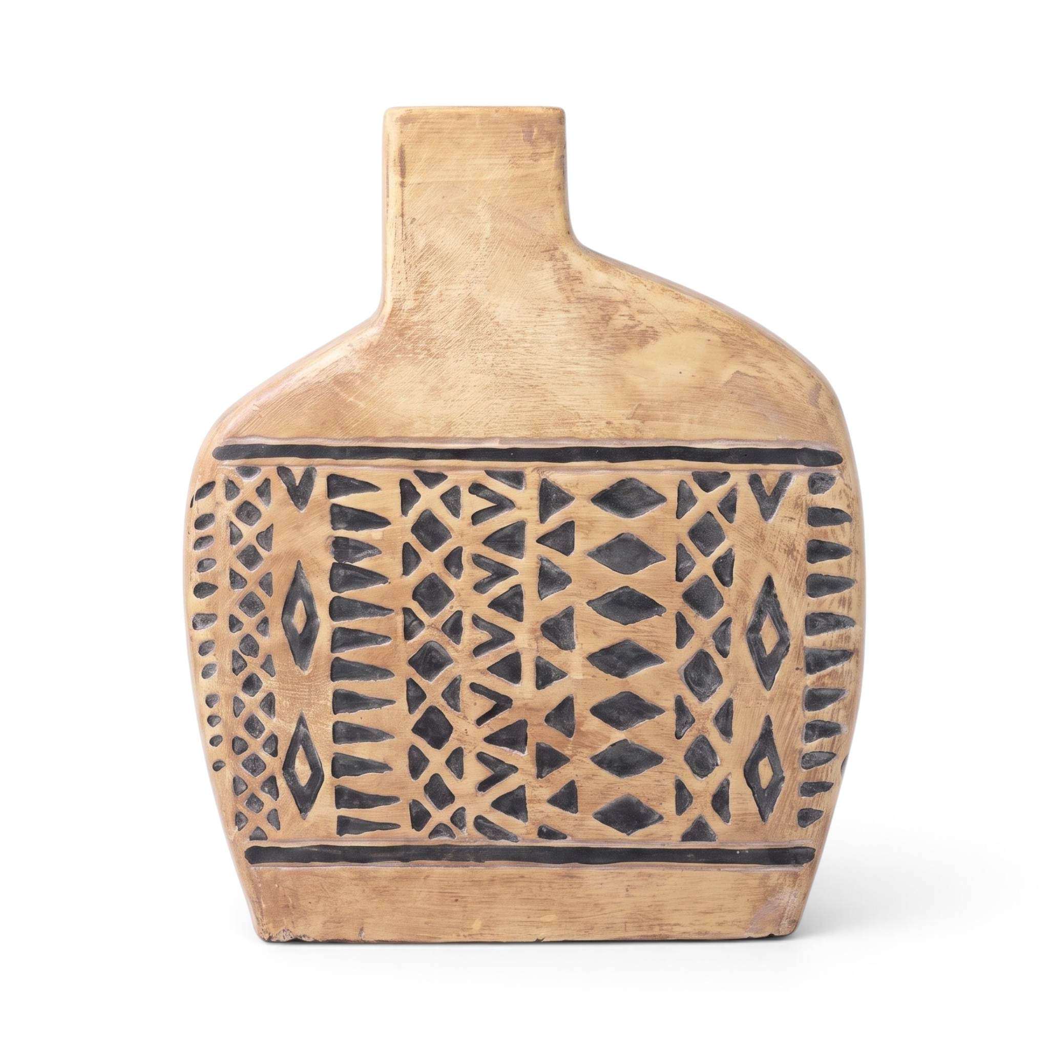 Medium Pottery Koper Geometri