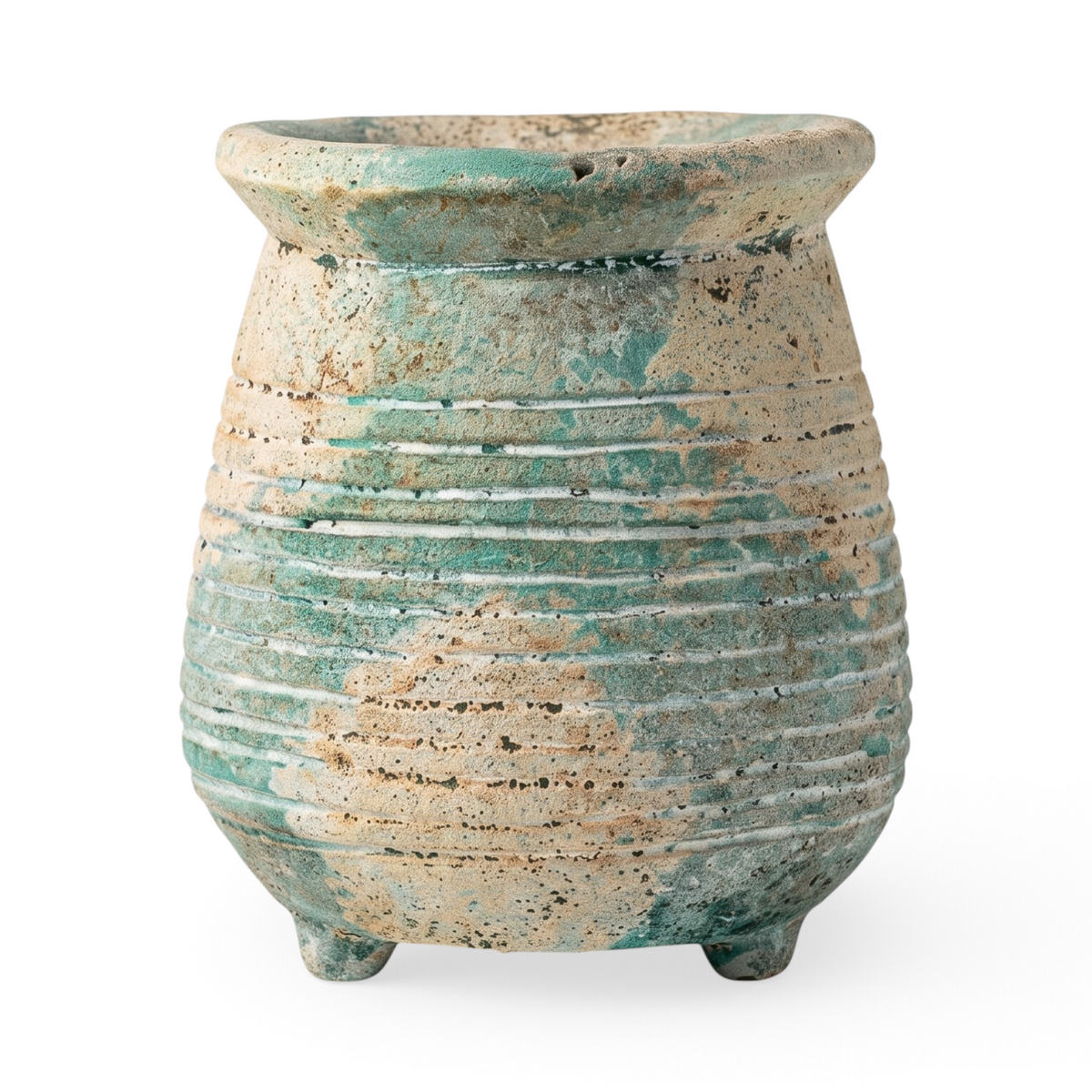 Mini Pottery Terracotta Kendi Garis Kaki