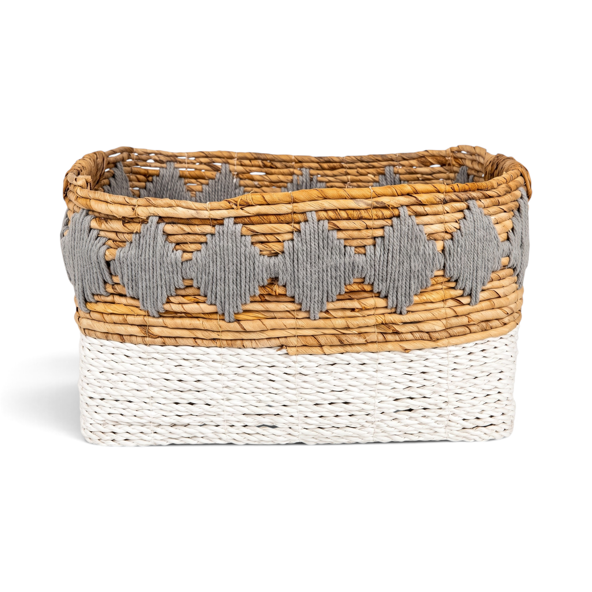 Basket Box Recta Banana Cover Kawung