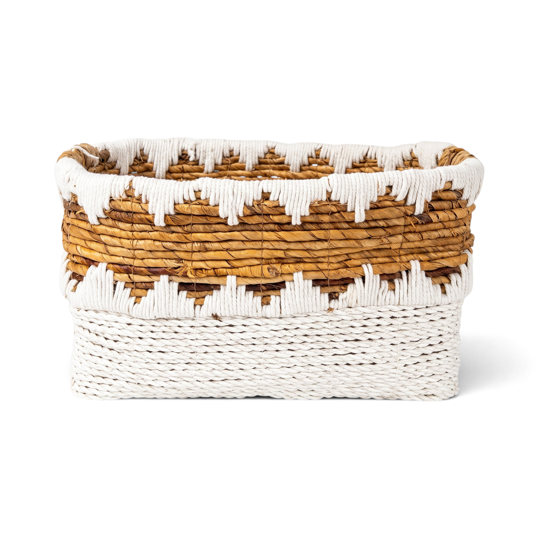 Basket Box Recta Banana Cover Kawung