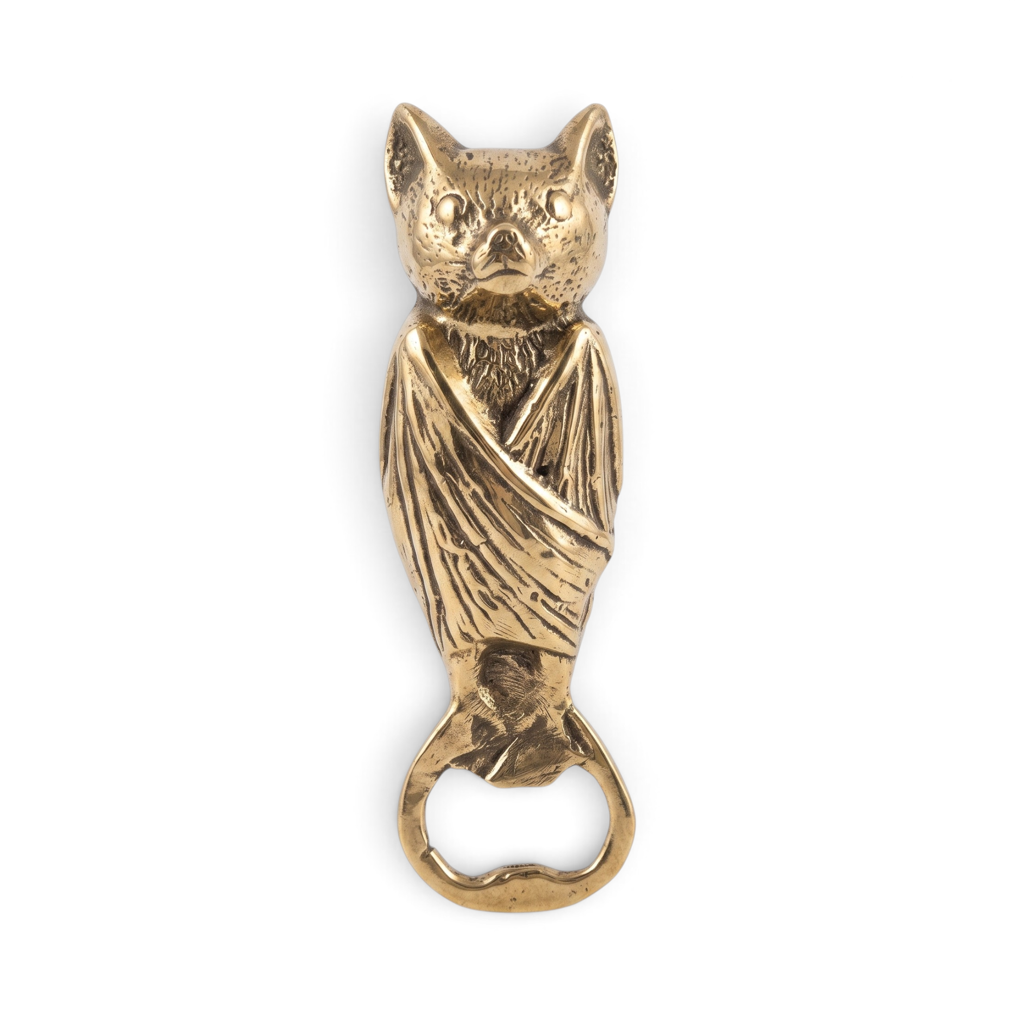 Brass Bat Bottle Opener