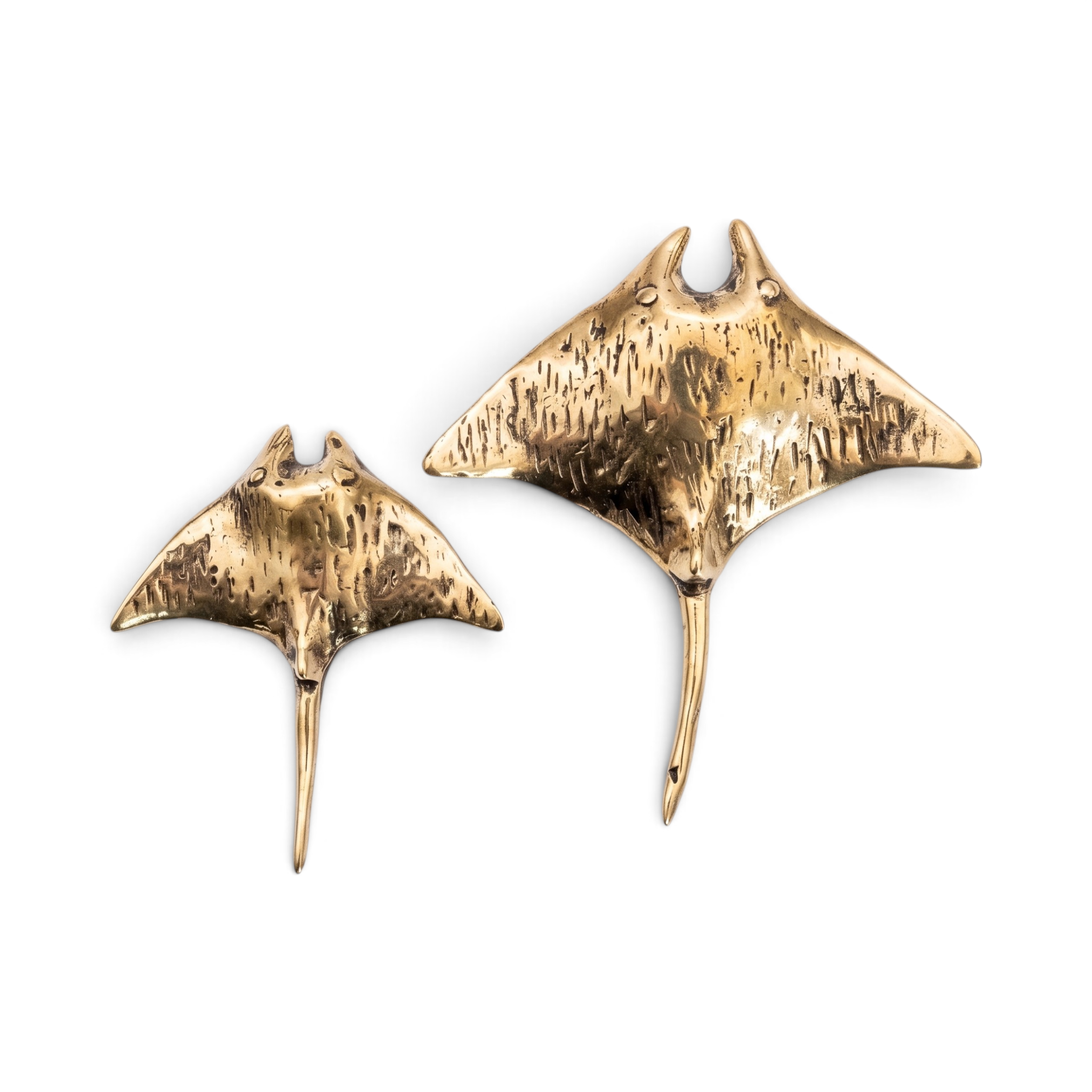 Brass Miniature Ikan Pari Capit