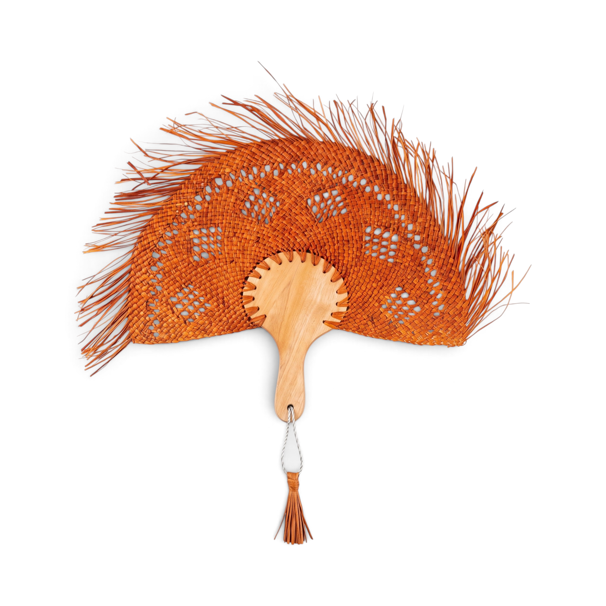 Hand Fan Panama Handle Kayu