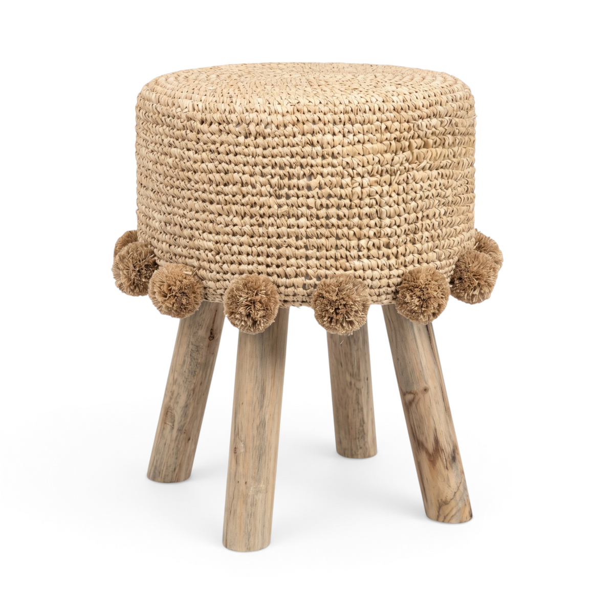 Stool Gajih Pompom