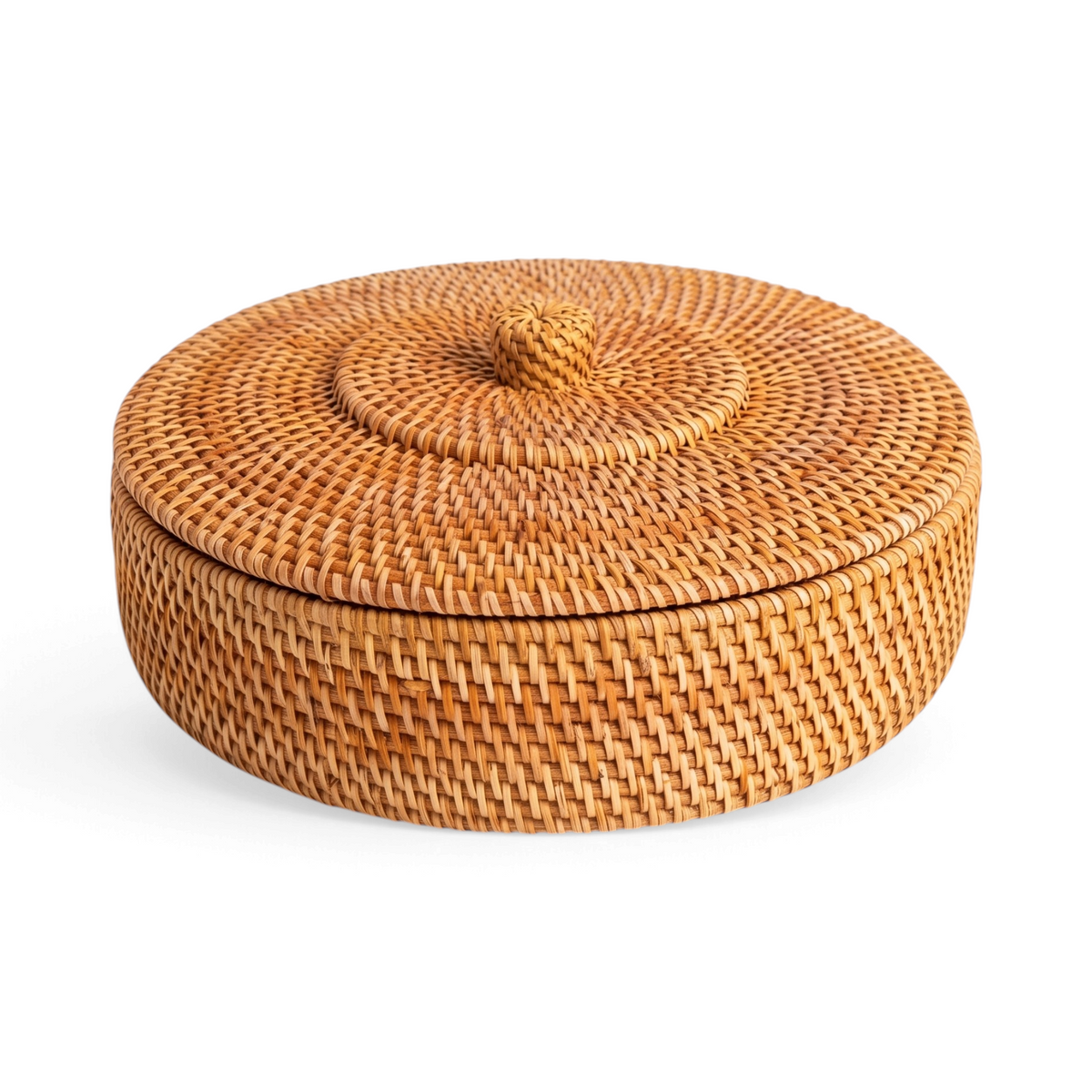 Toples Rattan Round Sekat