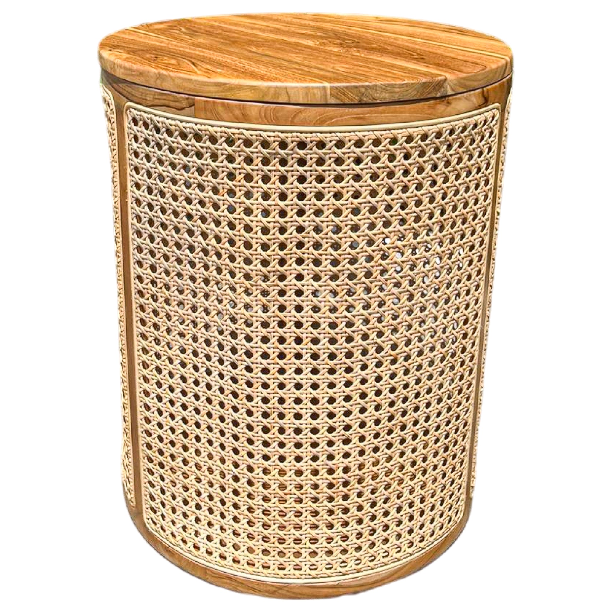 Basket Laundry Wooden Rattan Round Tommy
