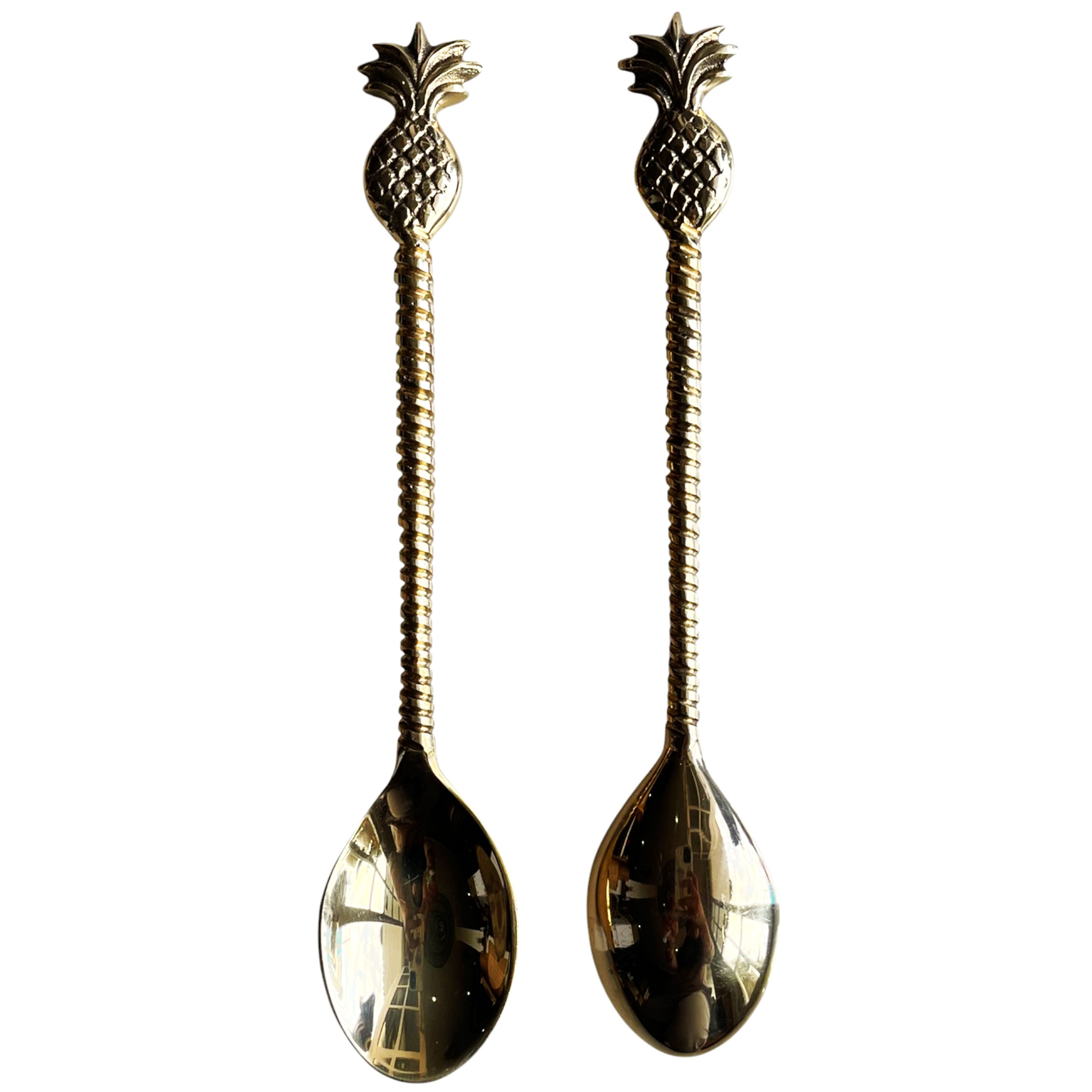 Pineapple Brass Spoon (PCS)