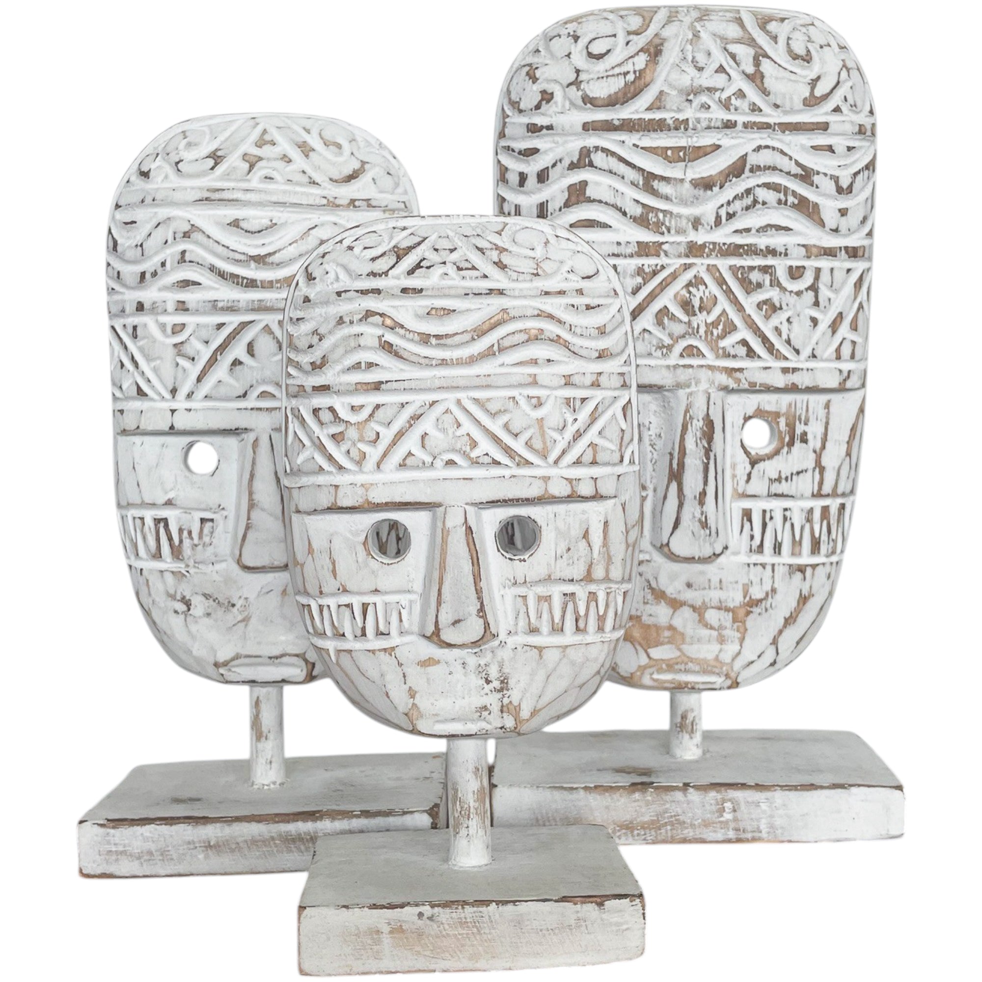 Miniature Topeng Set Of 3
