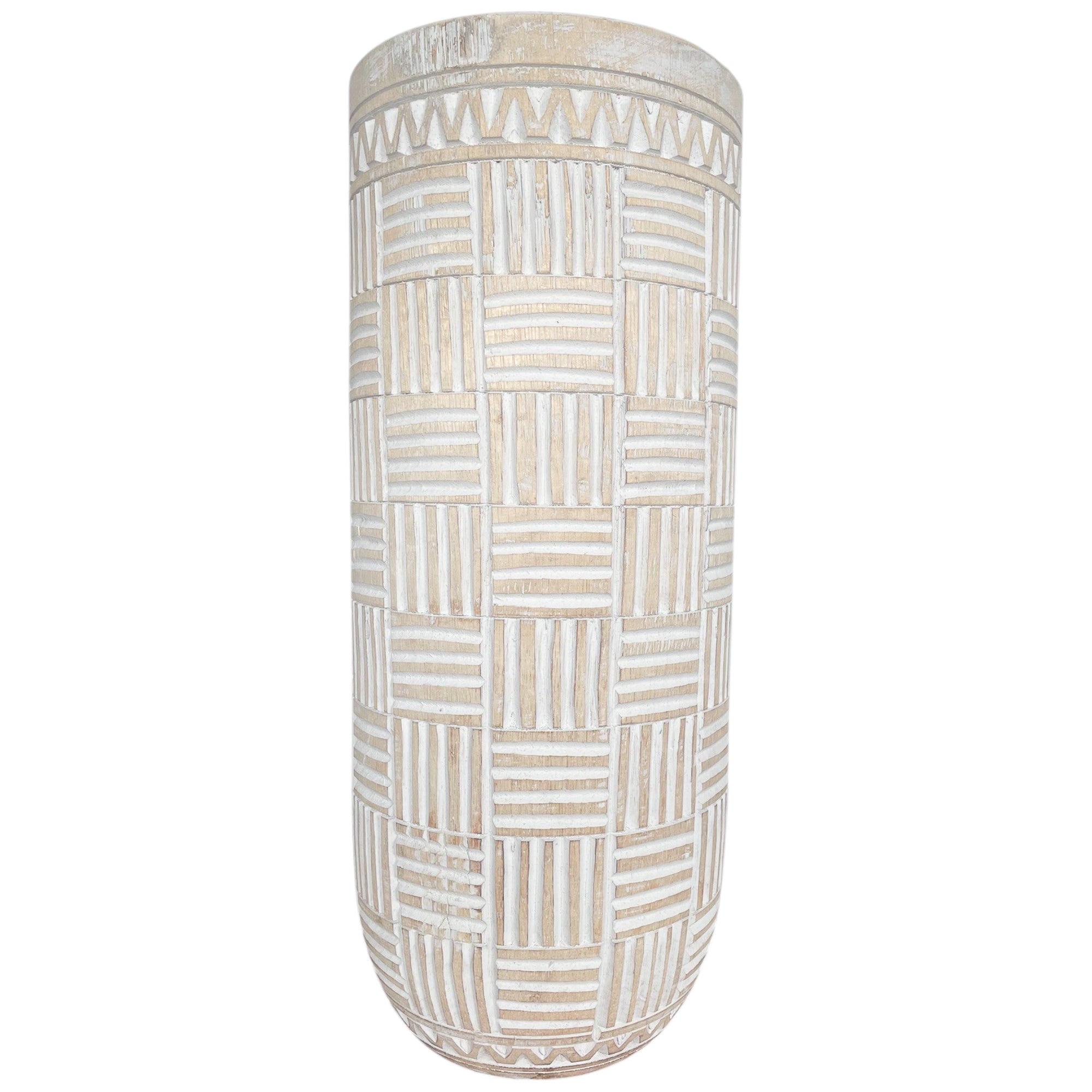 Wooden Vase Silinder