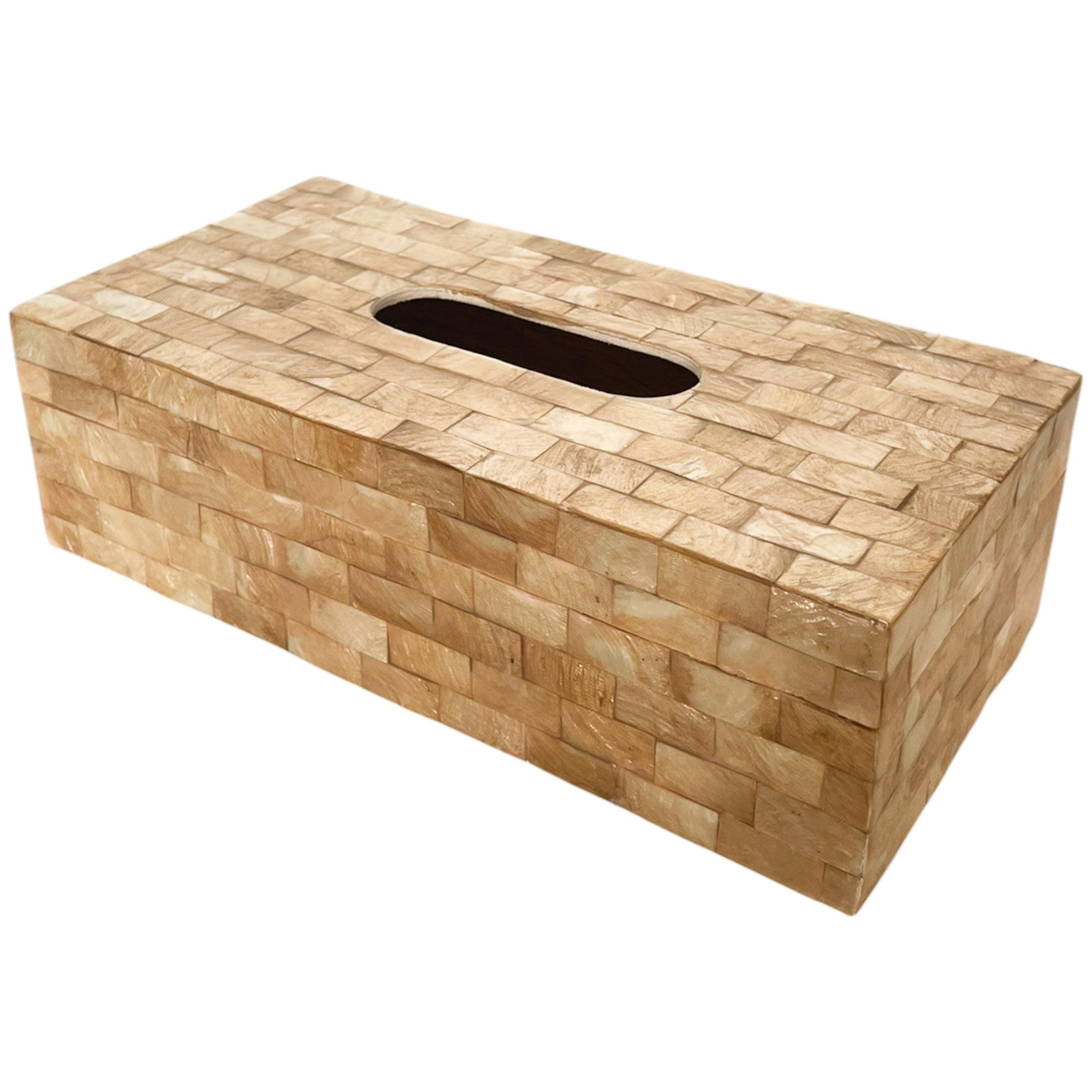 Tissue Box Kerang - Natural